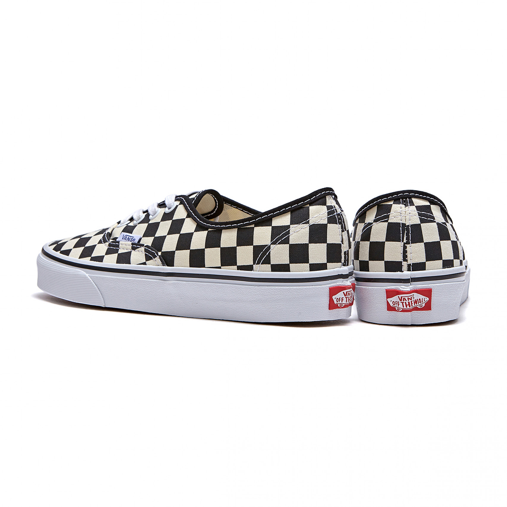 어센틱 체커보드 블랙 / VN000W4NDI01