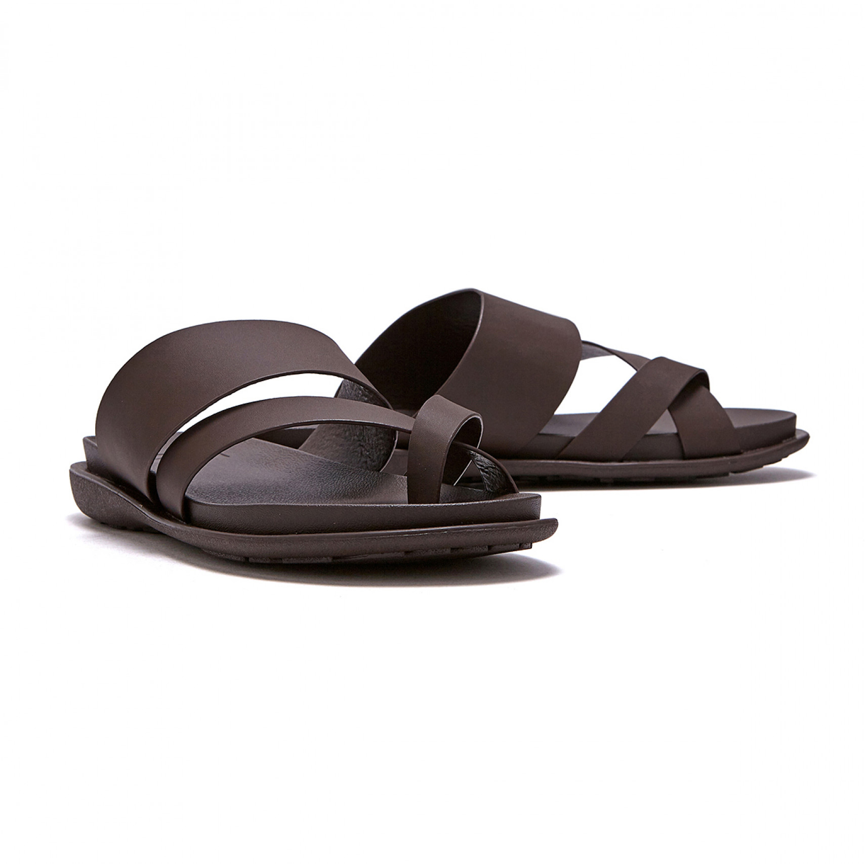 Leather Toe Strap Slide