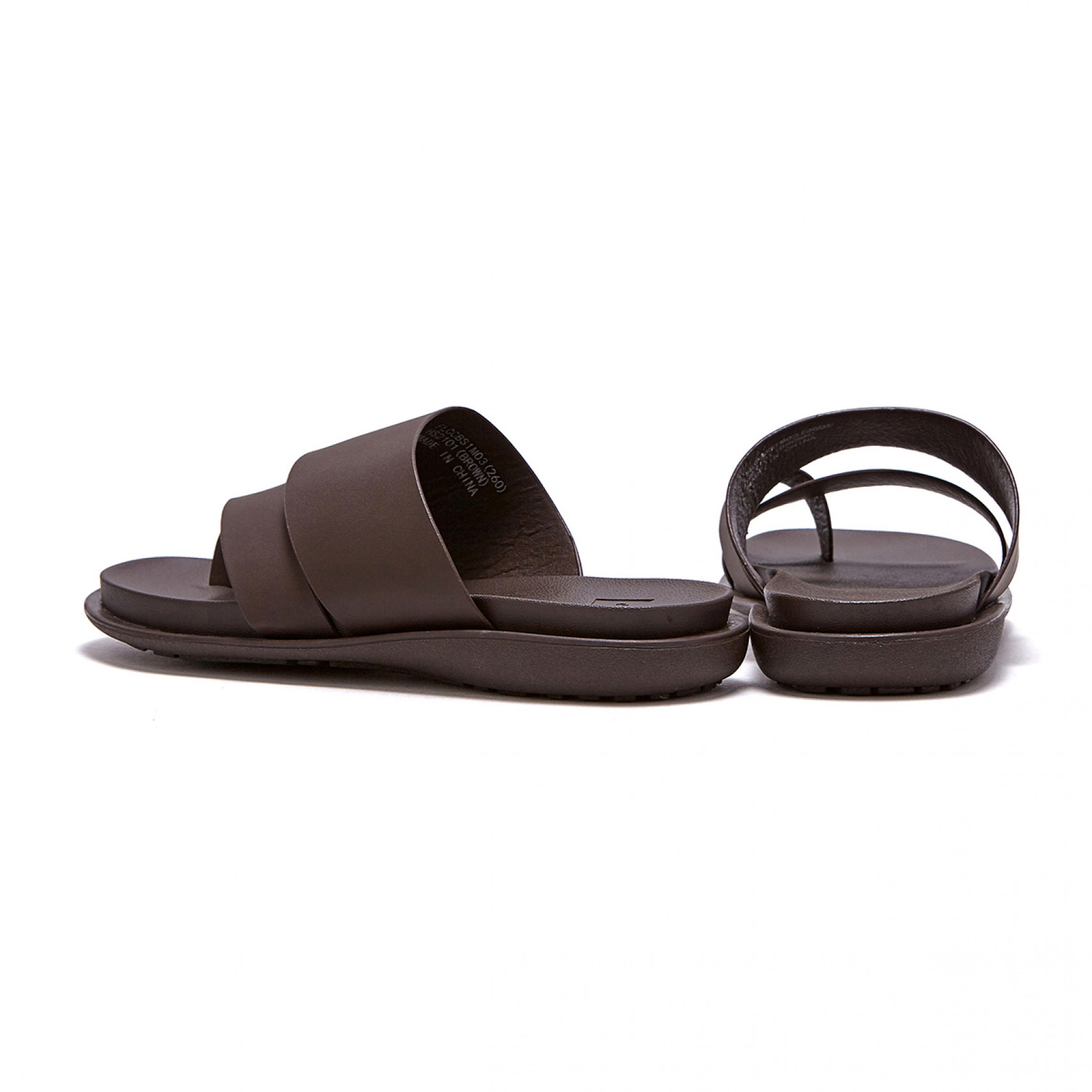 Leather Toe Strap Slide