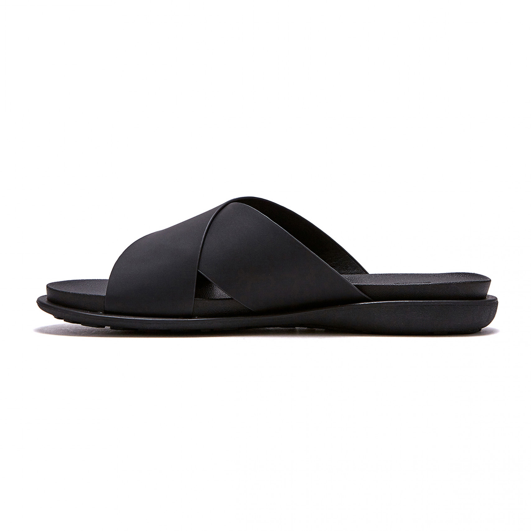 Leather X Strap Slide