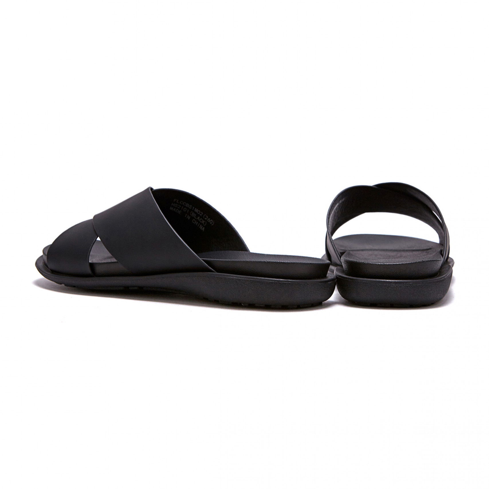 Leather X Strap Slide