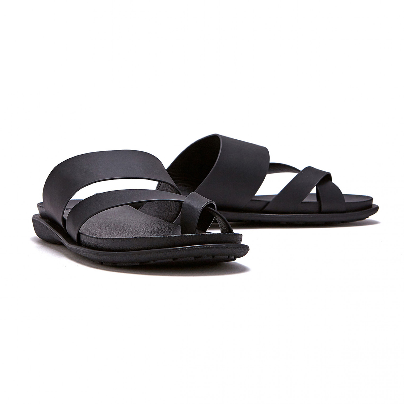 Leather Toe Strap Slide