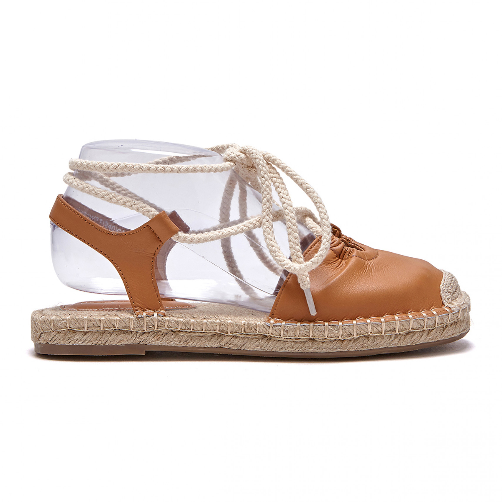 espadrille ribbon sandal