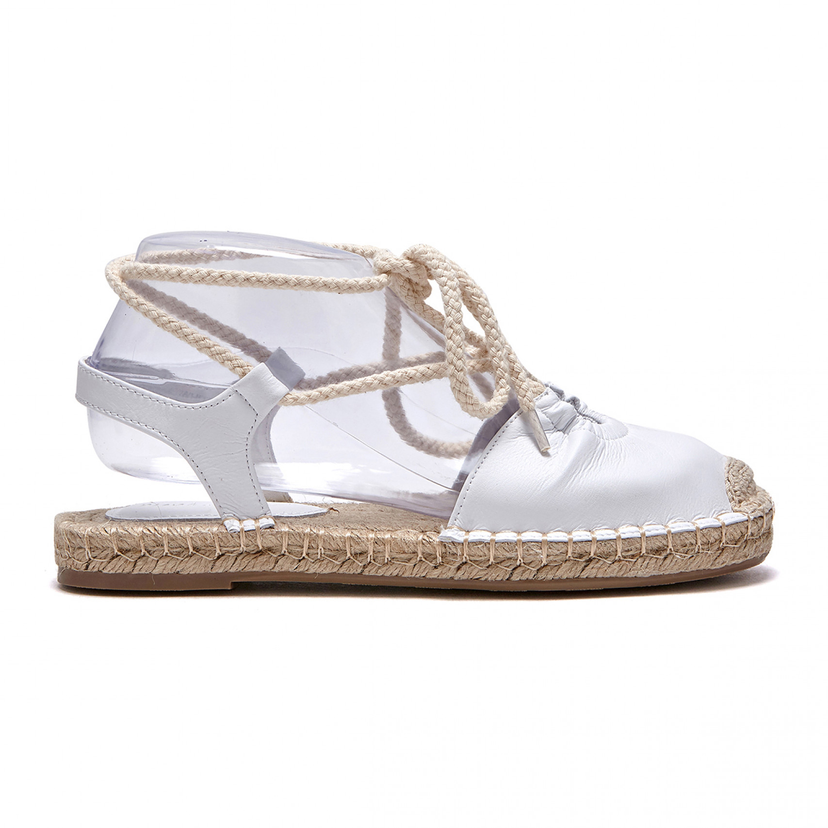 espadrille ribbon sandal