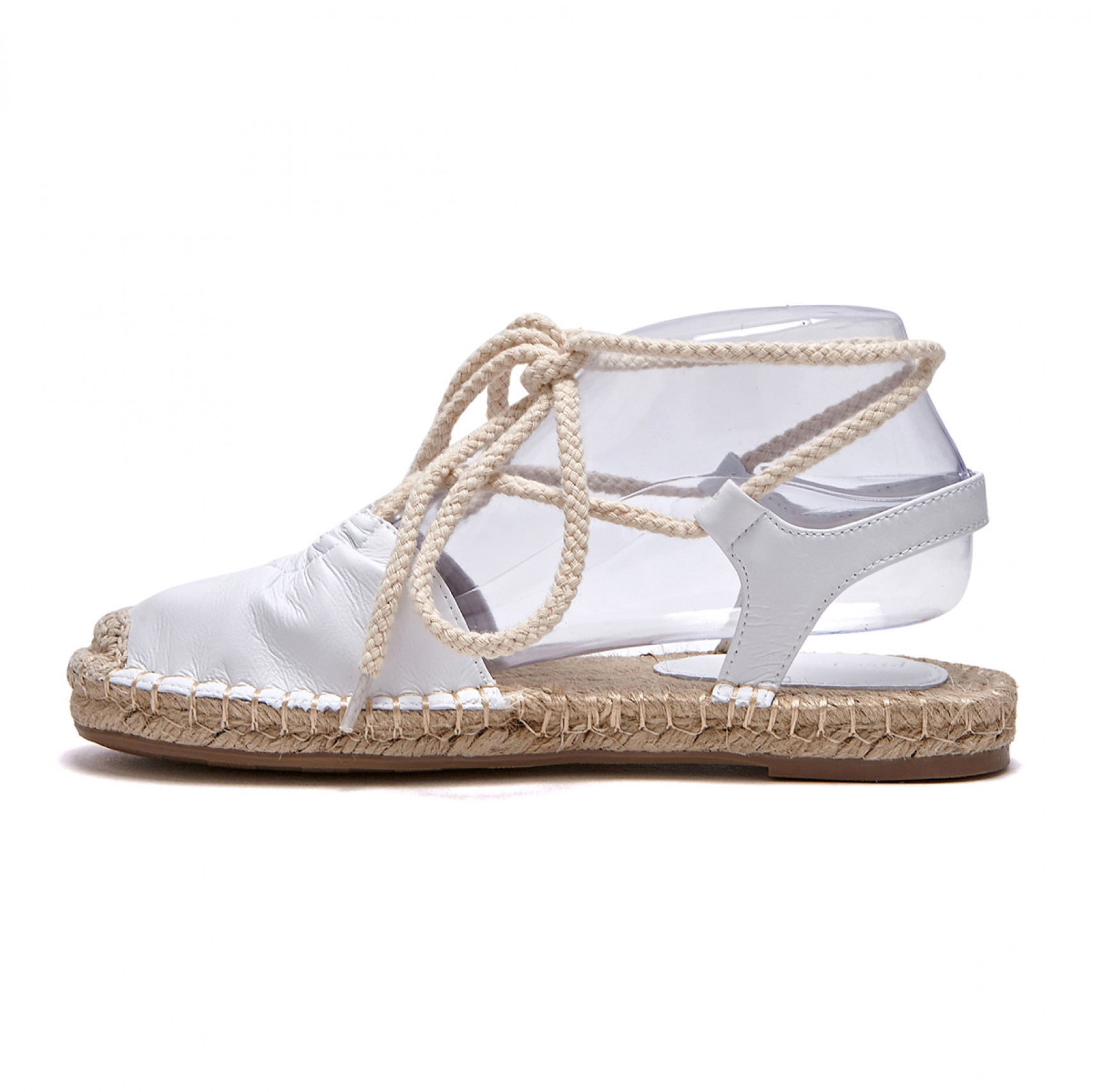 espadrille ribbon sandal