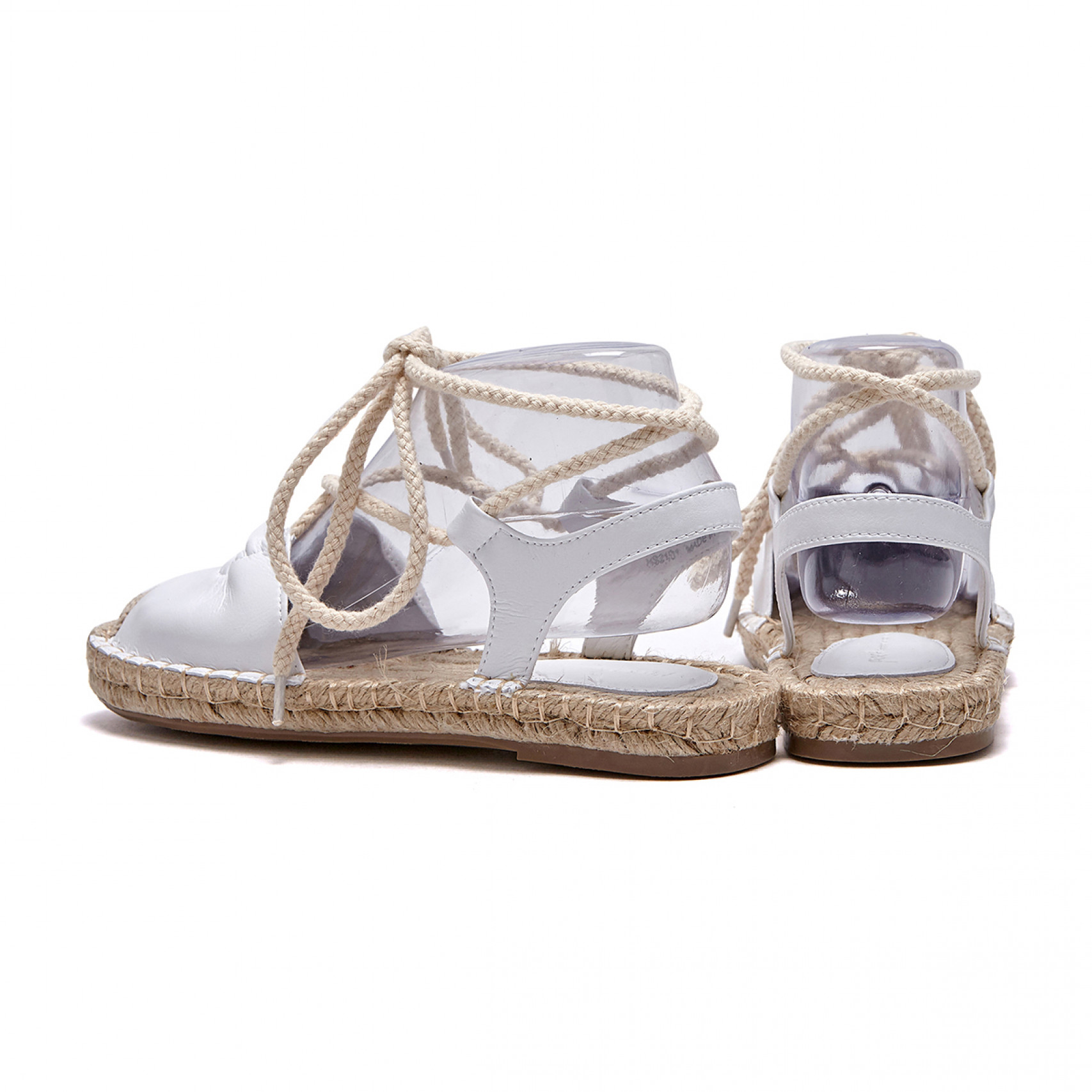espadrille ribbon sandal