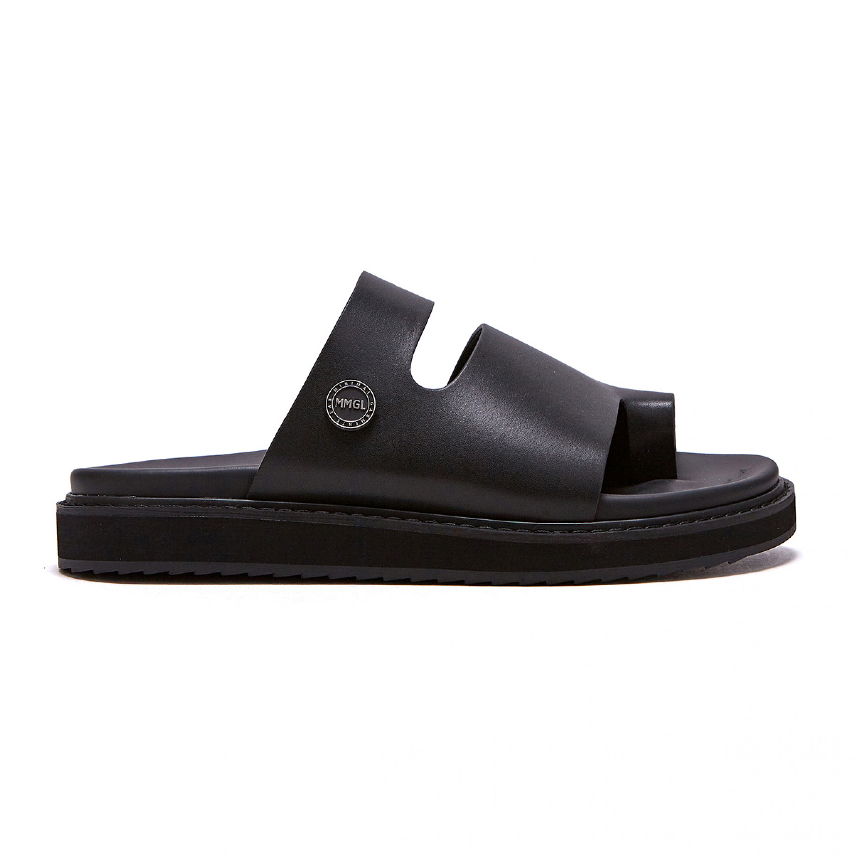 [MMGLX클라시코]Bold Leather Toe Slide