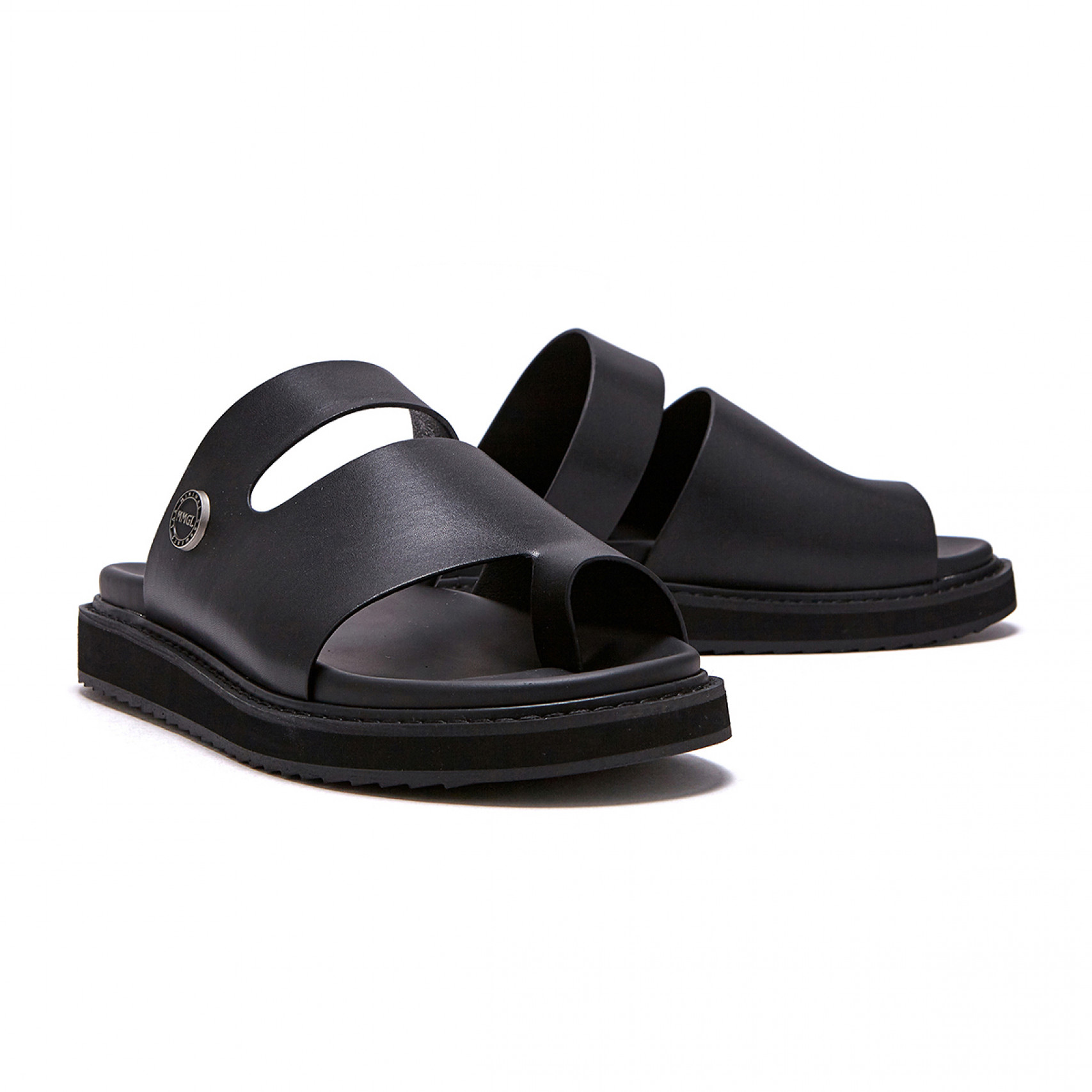 [MMGLX클라시코]Bold Leather Toe Slide