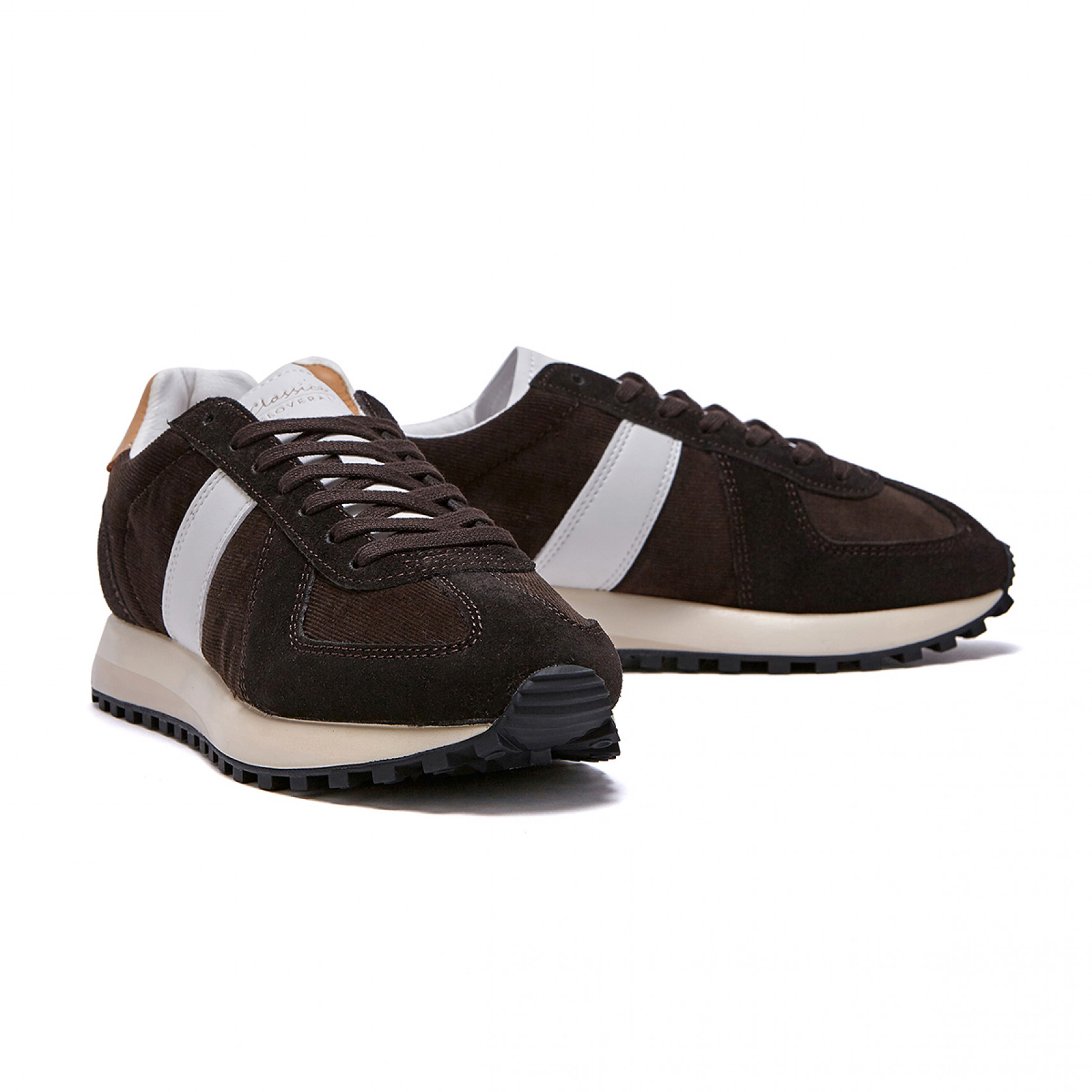 Classic corduroy Runner 브라운