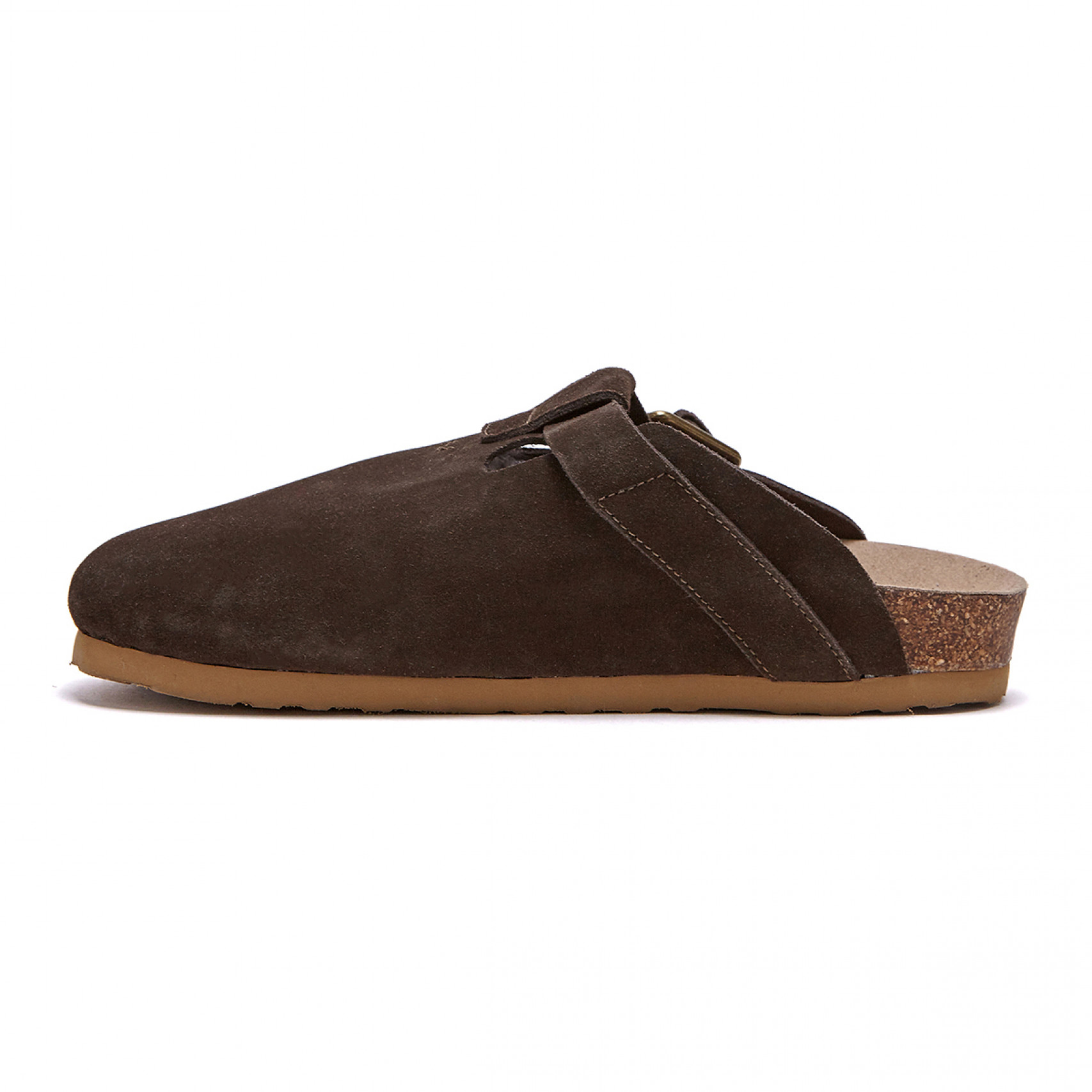 Glenn Suede Clog_Brown