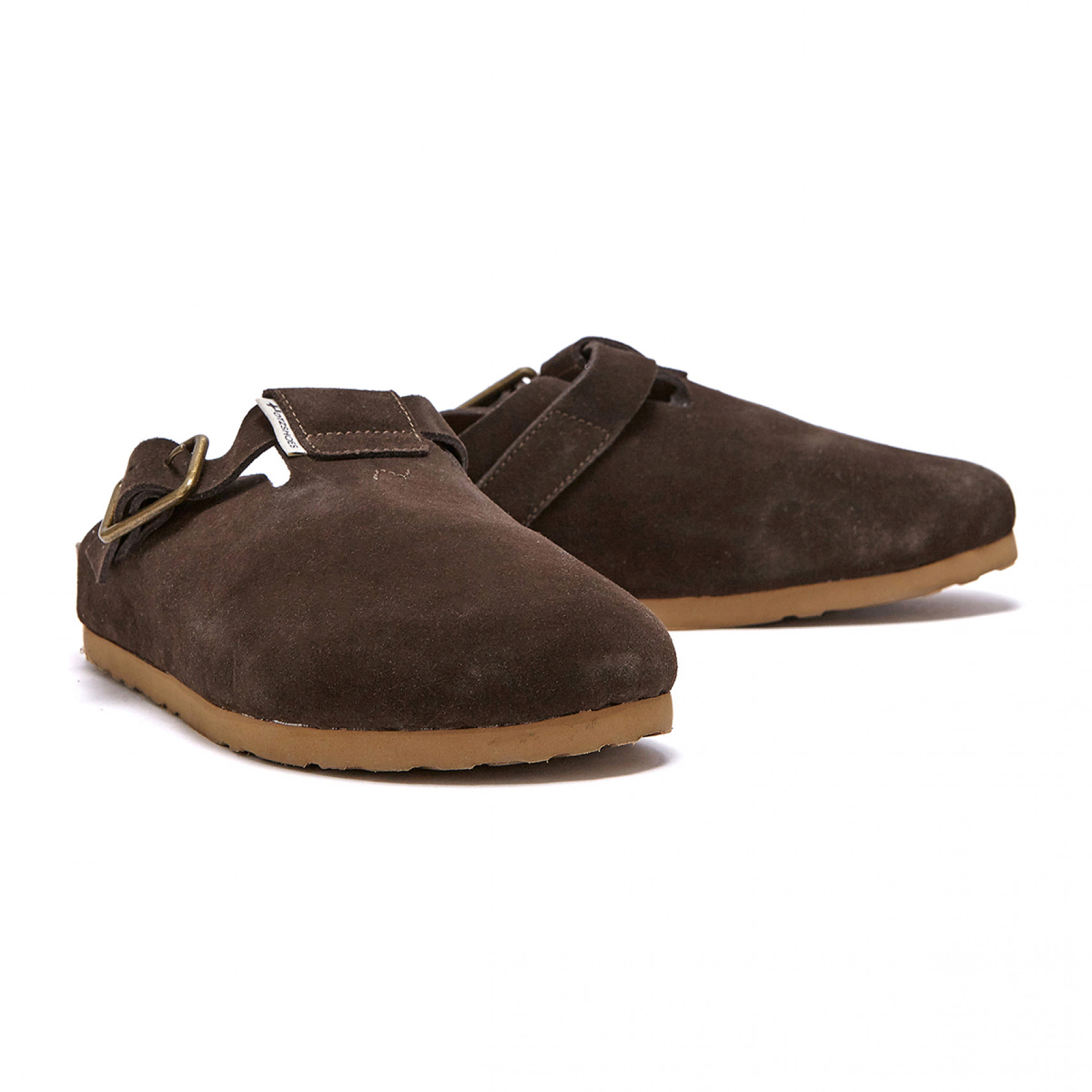 Glenn Suede Clog_Brown