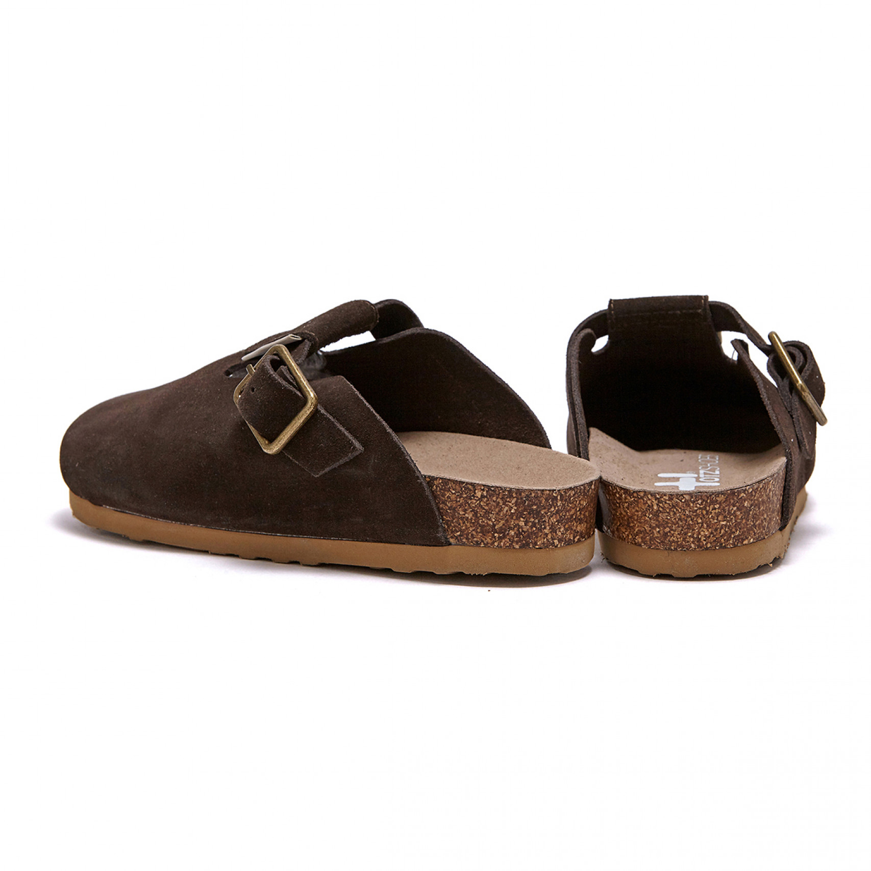 Glenn Suede Clog_Brown