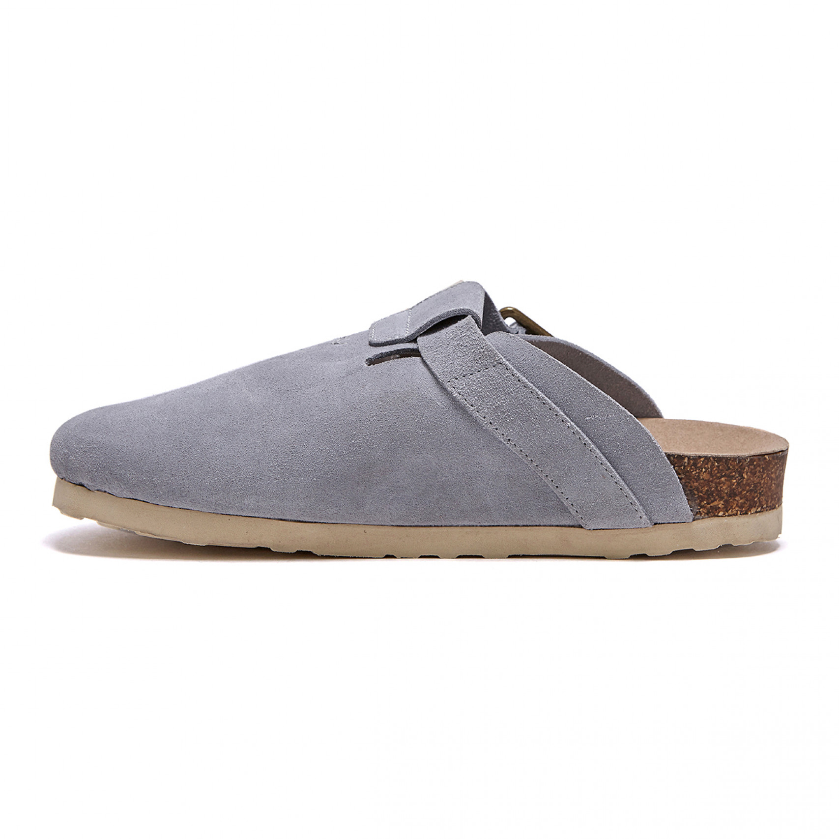 Glenn Suede Clog Wmns_Light Blue