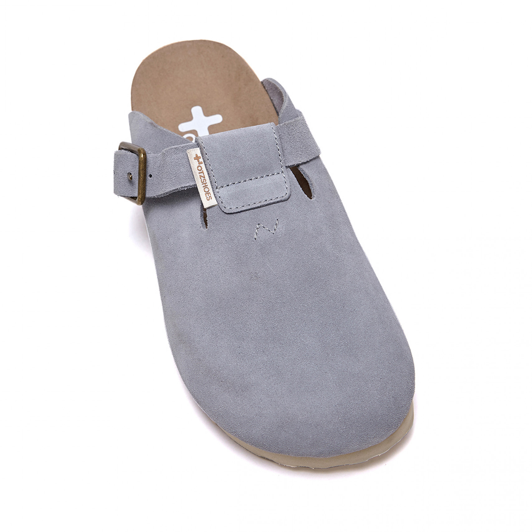 Glenn Suede Clog Wmns_Light Blue