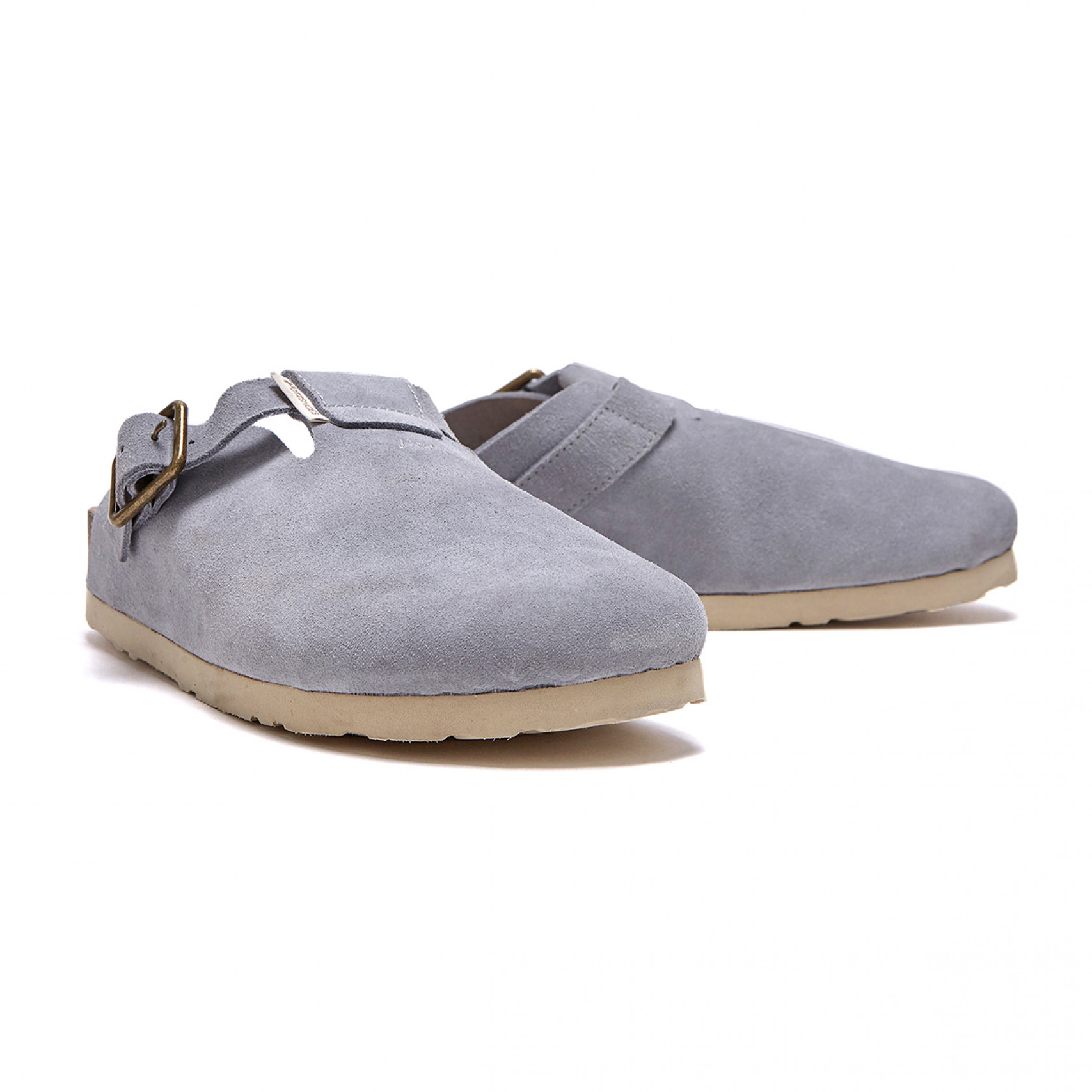 Glenn Suede Clog Wmns_Light Blue