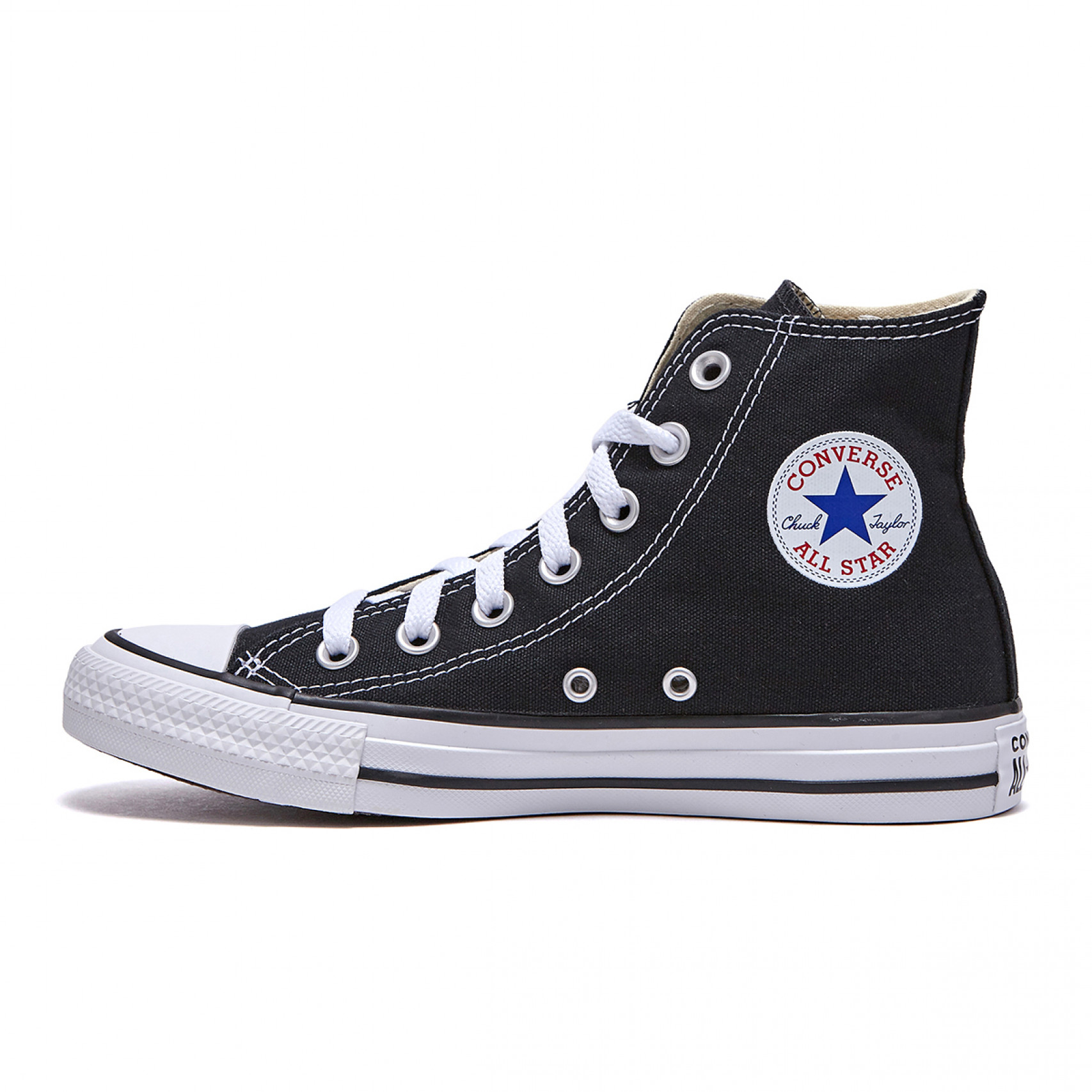 척테일러 하이 블랙