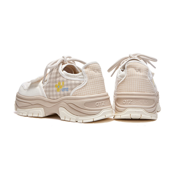 ★OTZ SHOES★ 3300 High Canvas FLOTDA0U04 OTZ OTZ_22Blossom 3300 High CANVAS_Mix Check 오찌 3300 HIGH