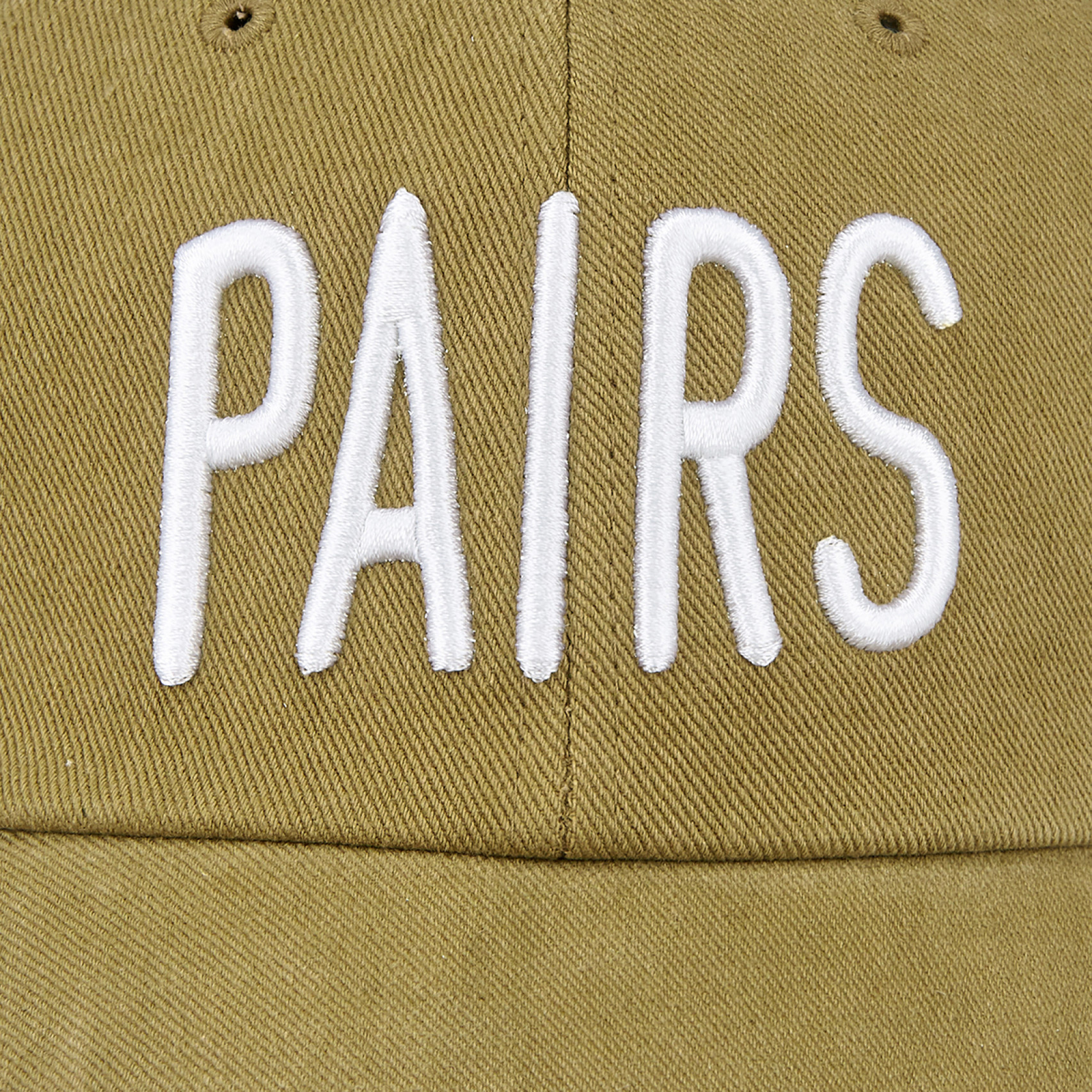 PAIRS CASUAL WEAR LOGO CAP KHAKI