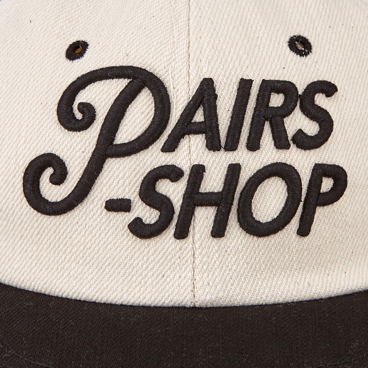 PAIRS STAMP LOGO CAP WHITE/BLACK