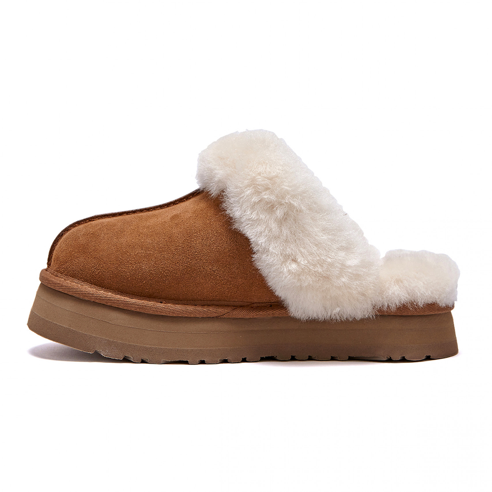 디스케트 털 슬리퍼 체스트넛 / 1122550-CHE