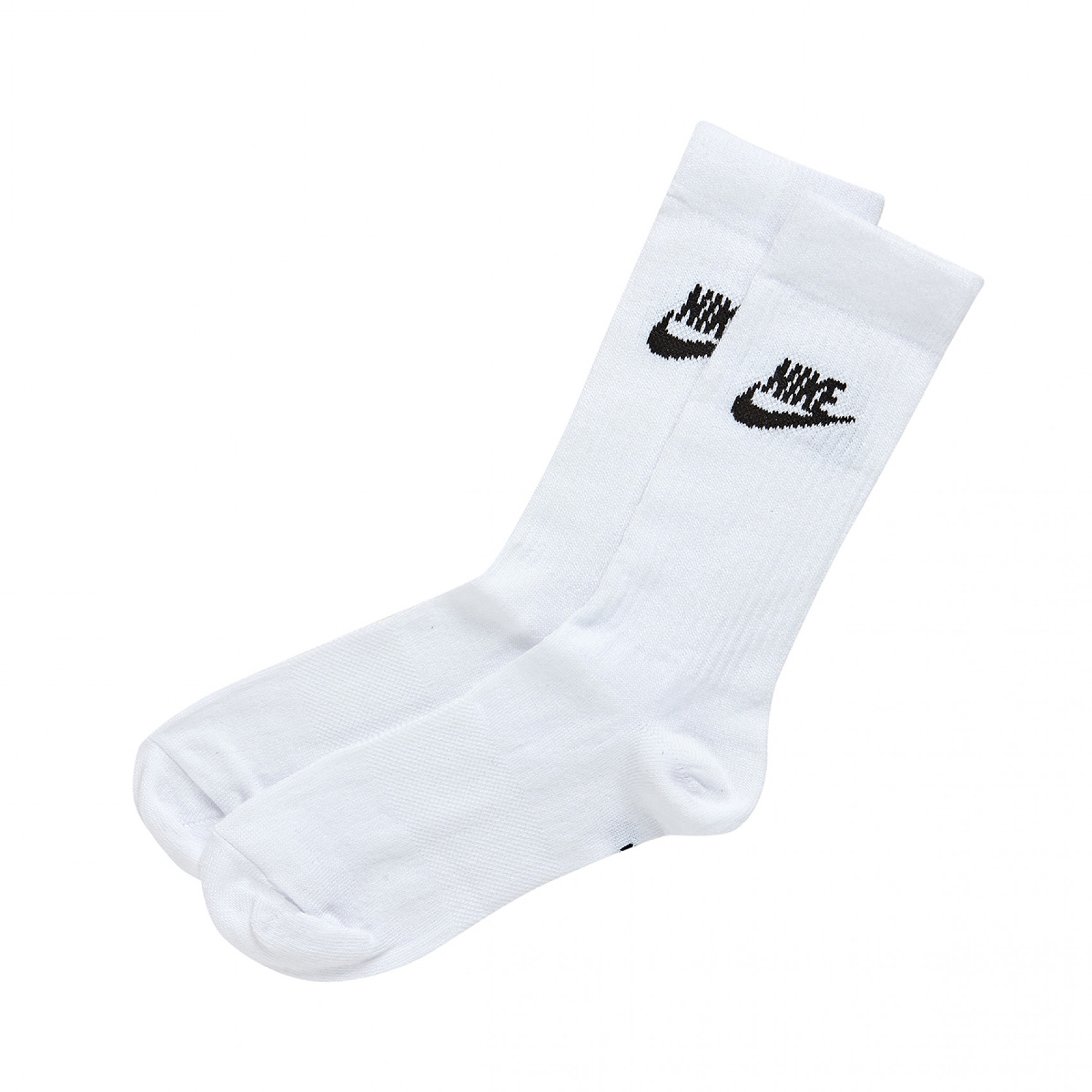 에브리데이 에센셜 크루 삭스 화이트 3PK / DX5025-100