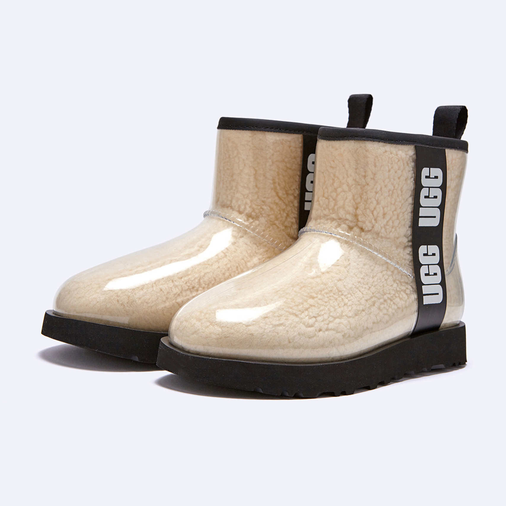 어그 클래식 클리어 미니 부츠 여성 / 1113190-NBLC