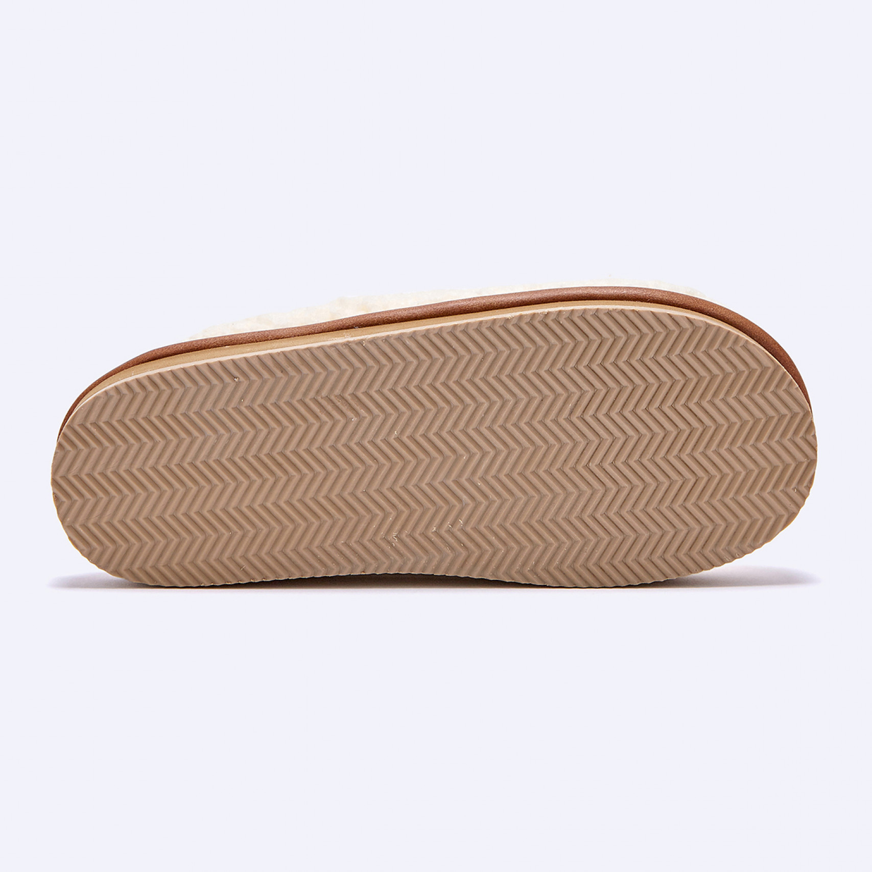 포니자수 케일리 스커프 털 슬리퍼 크림 / RF103832W