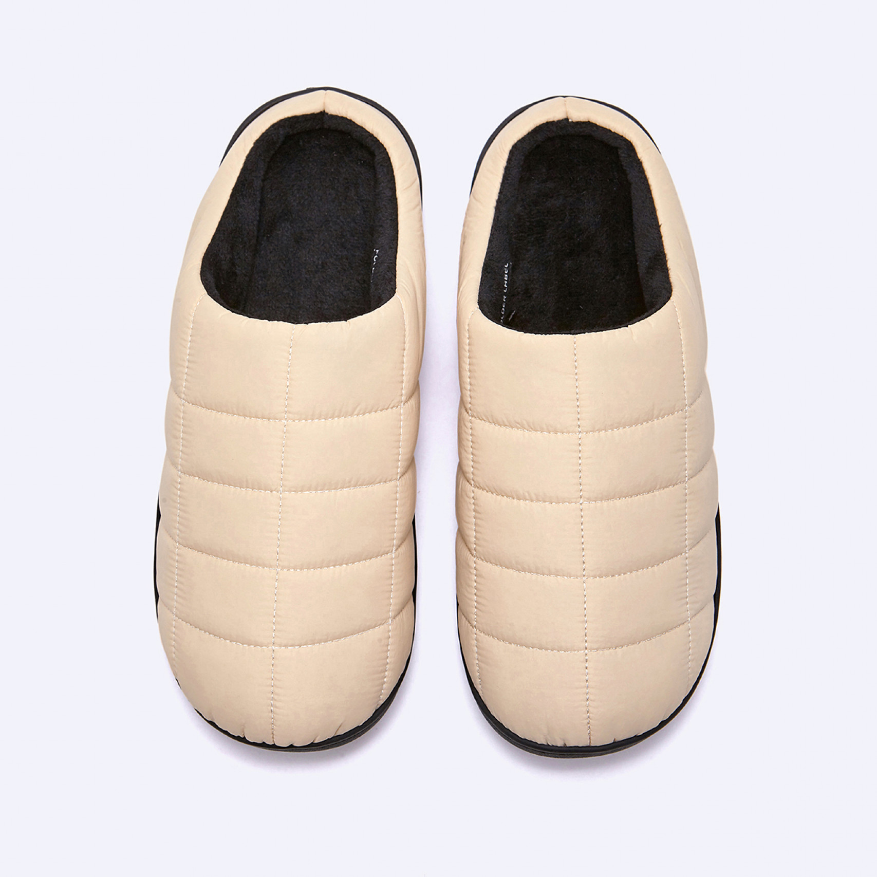 포르치니 패딩 슬리퍼 베이지 / FLFDCF4U04