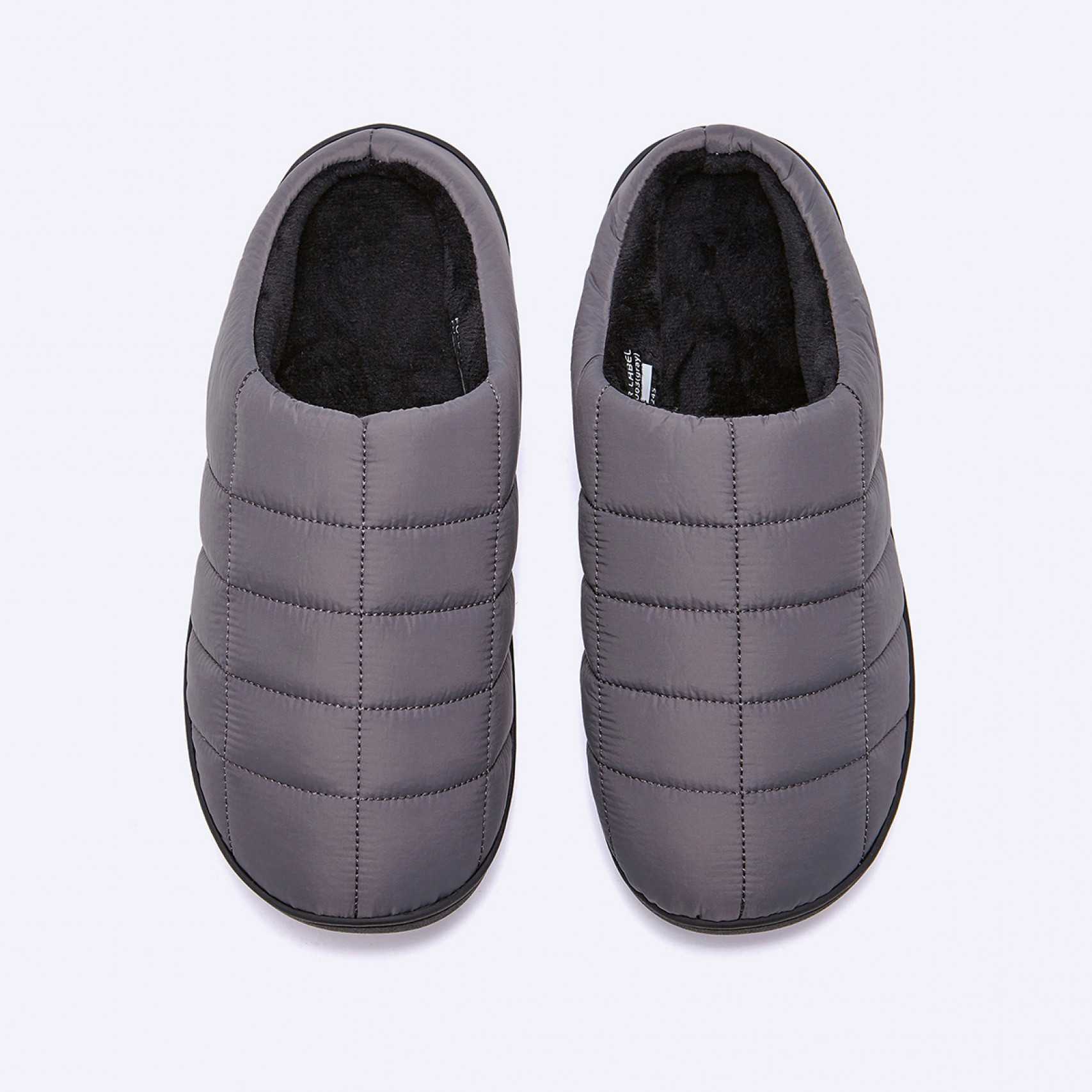 포르치니 패딩 슬리퍼 그레이 / FLFDCF4U03