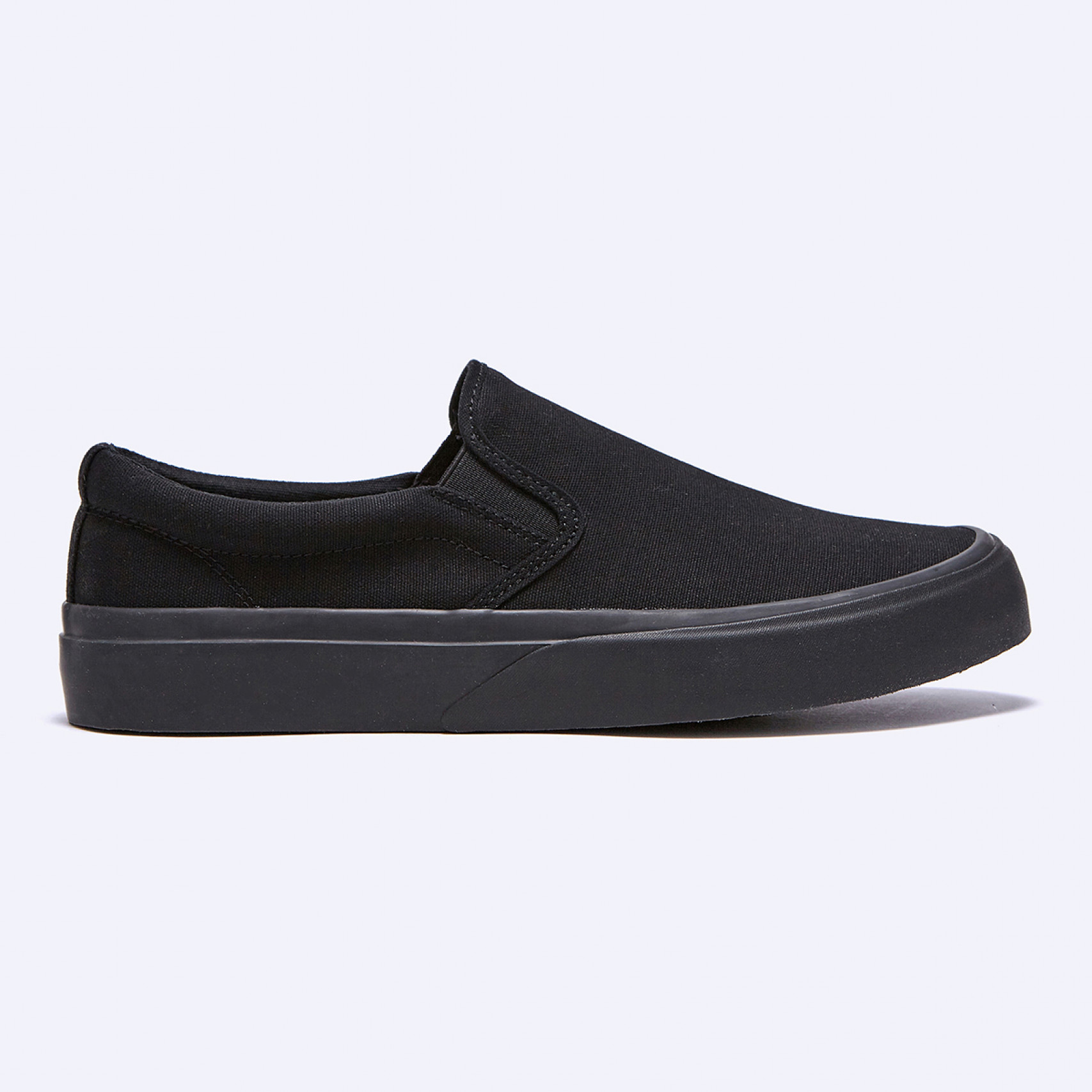 Soil 벌커나이즈드 슬립온 올블랙 / FLFDDA1U03