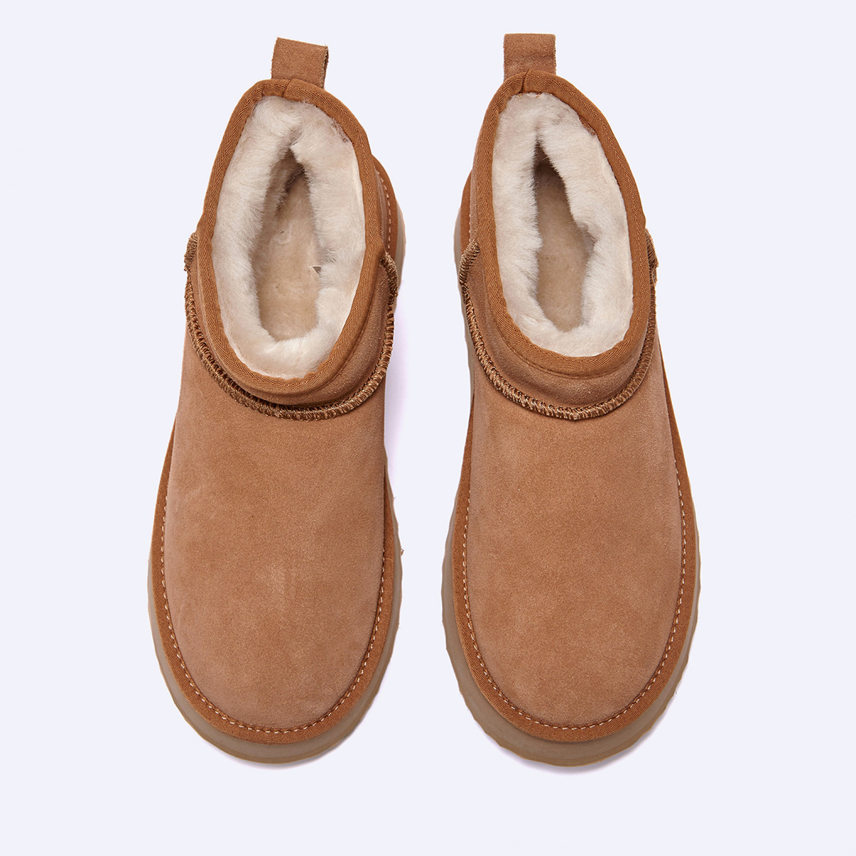 시어링 부츠 울트라 미니 플랫폼 체스트넛 여성 / FLFDDA4W02