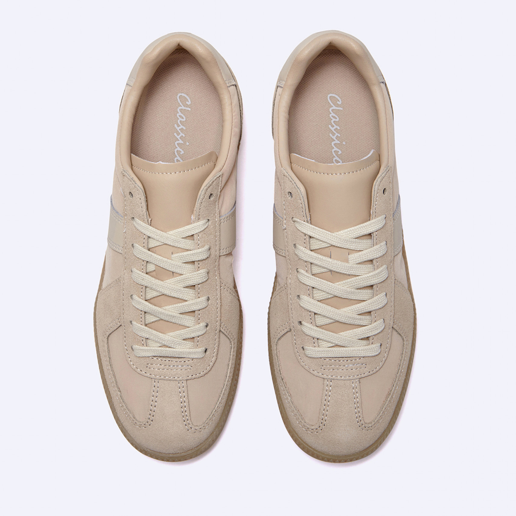 밀리터리 오버롤 독일군 스니커즈 베이지 / FLCCDA1U02