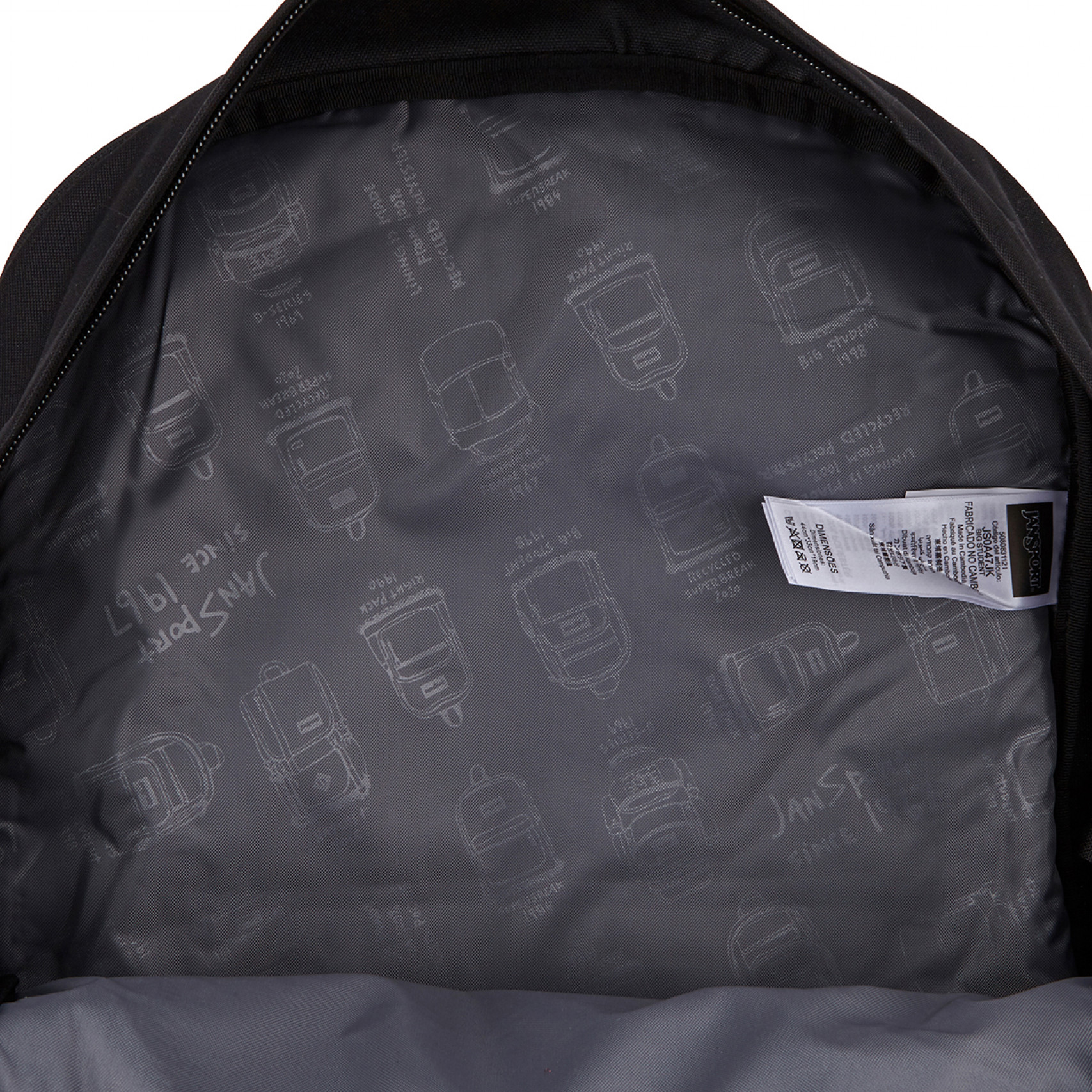 빅스튜던트 백팩 블랙 / JS0A47JK008