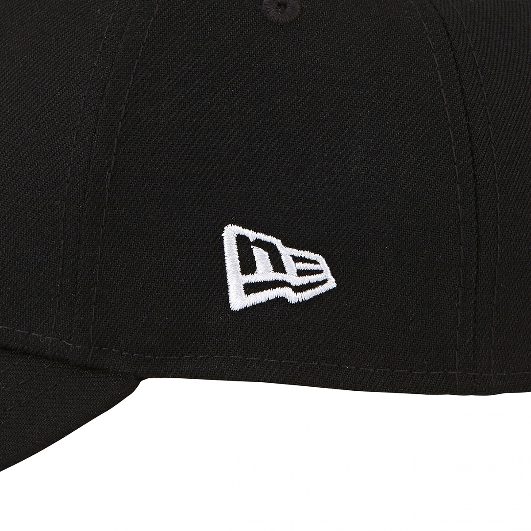 MLB LA 다저스 베이직 화이트 온 블랙 볼캡 / 12836258