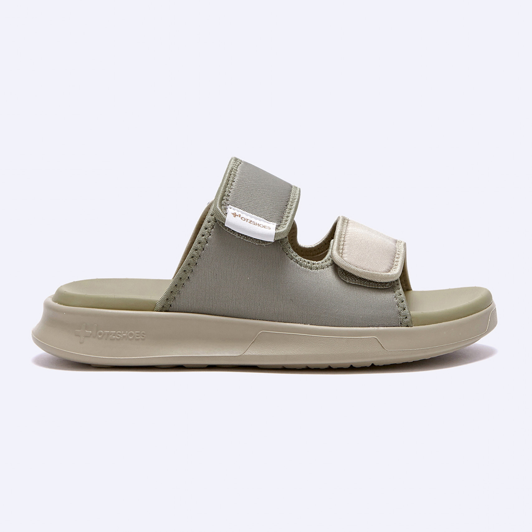 젤리 더블 라인 슬라이드 카키 / FLOTDA2U15