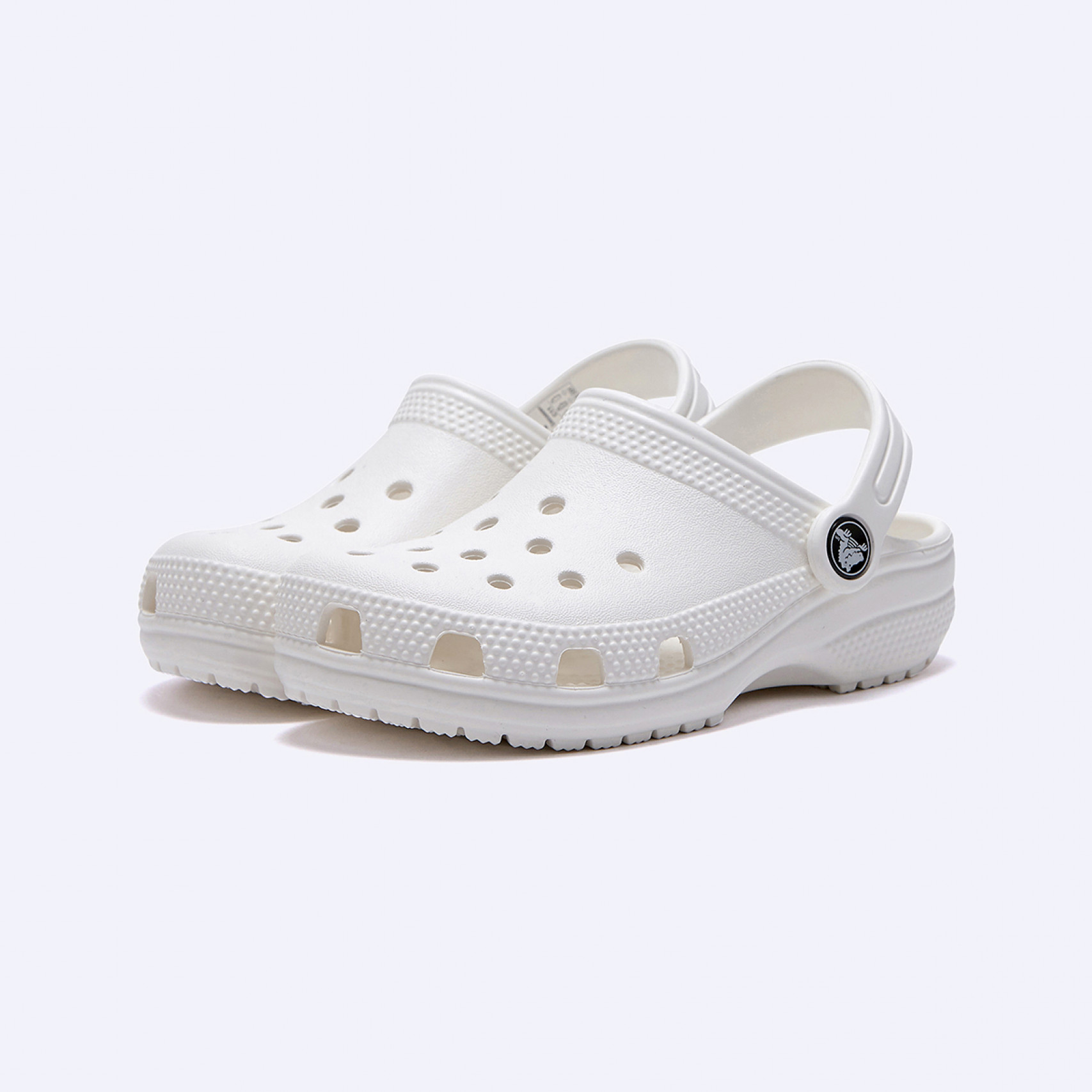 클래식 클로그 화이트 키즈 / 206991-100