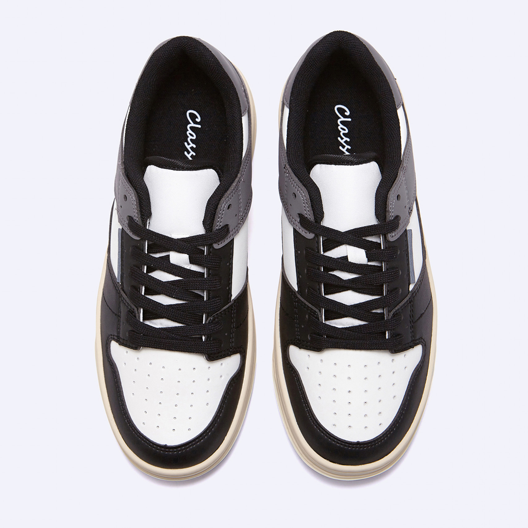 버티컬 코트 트레이너 스니커즈 블랙 / FLCCDA2U23