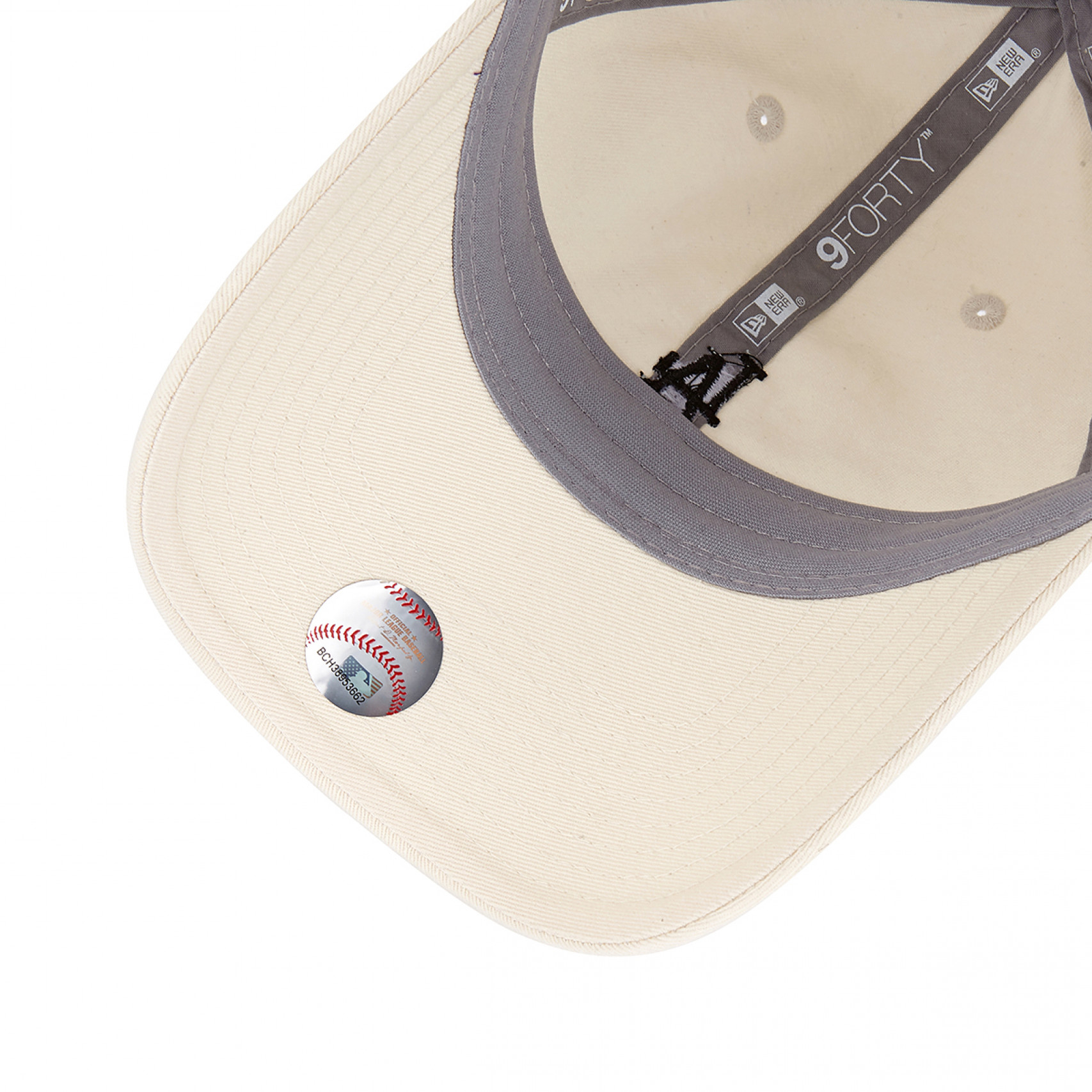 MLB 워시드 미니 로고 LA 다저스 언스트럭쳐 볼캡 크림 / 13549150