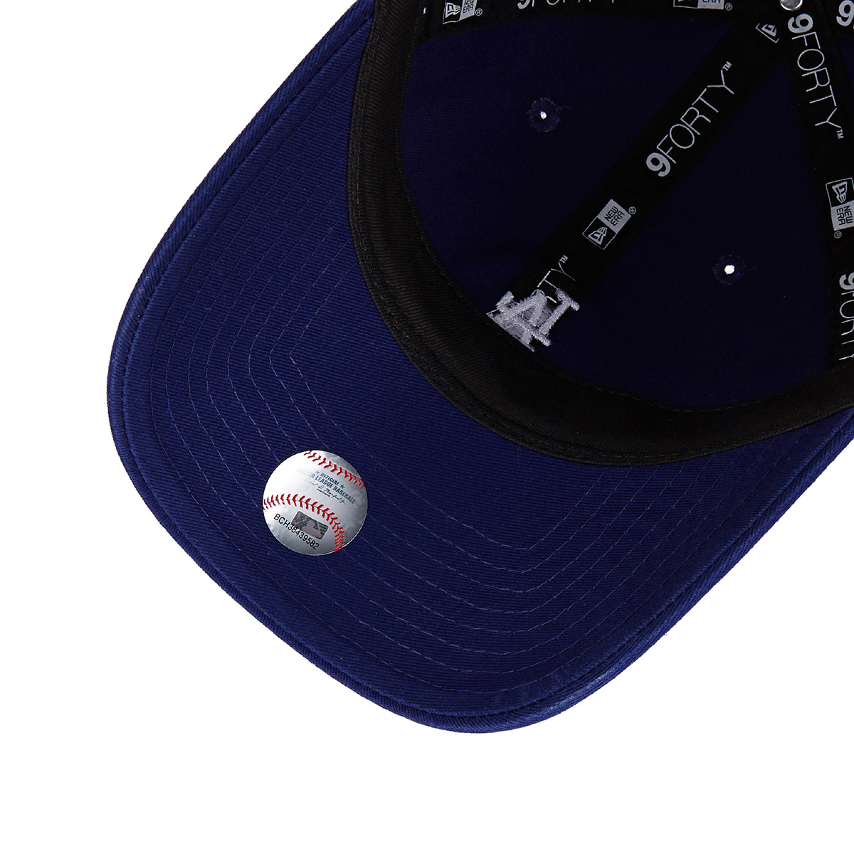 MLB 워시드 미니 로고 LA 다저스 언스트럭쳐 볼캡 로얄 블루 / 12836208