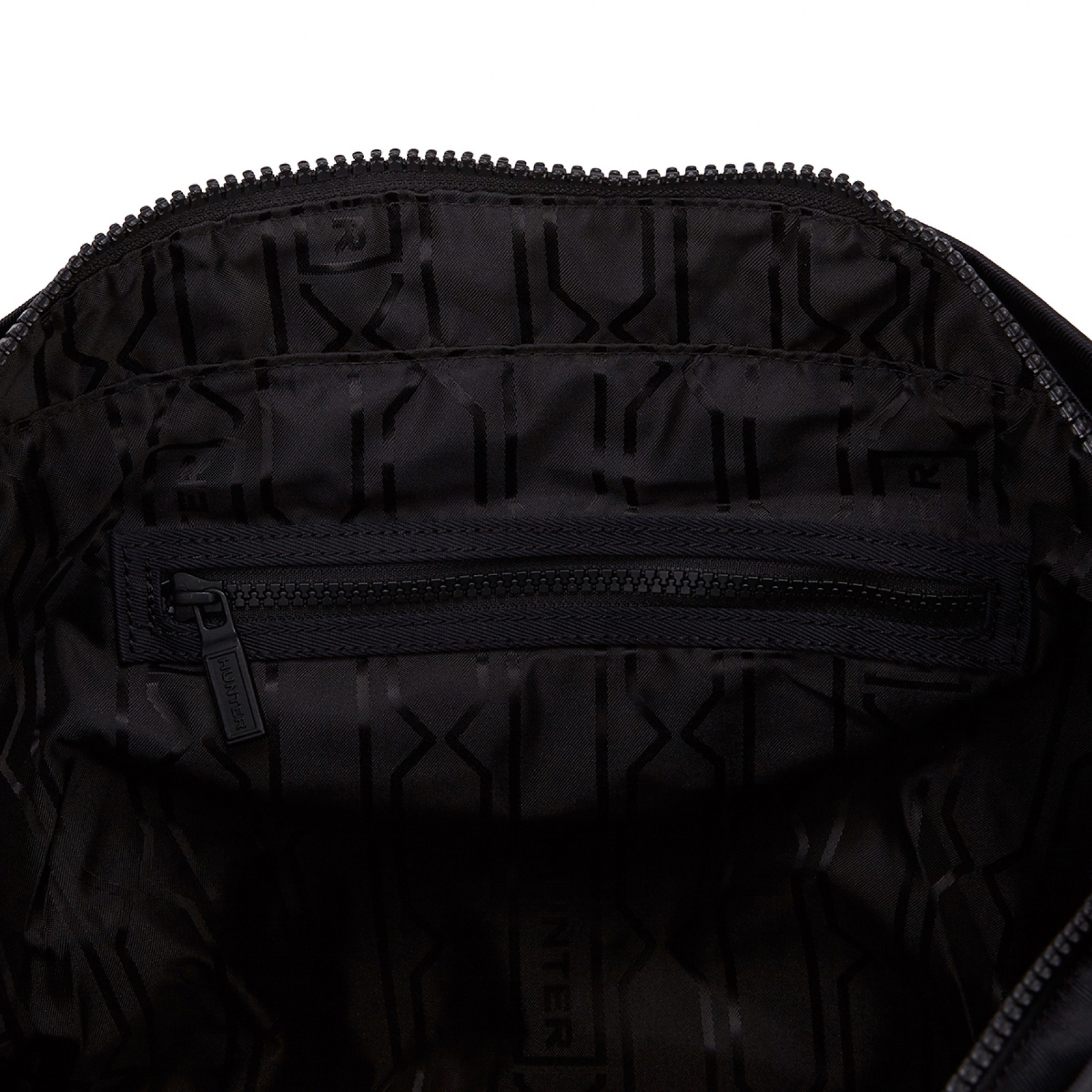 나일론 미디엄 탑 클립 토트 백 블랙 / UBS1201KBM-BLK