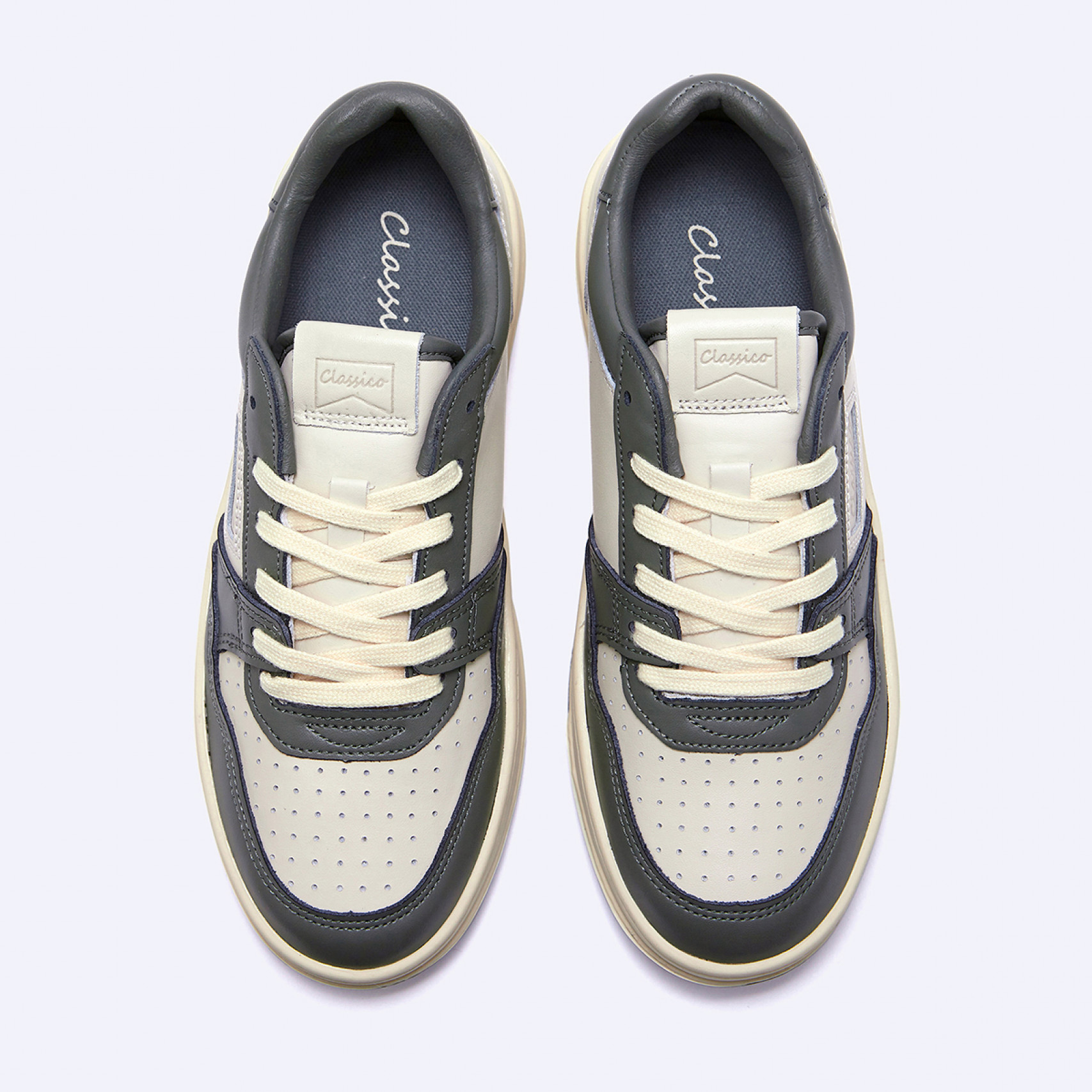 빈티지 코트 스니커즈 다크 그린 / FLCCDA2U11