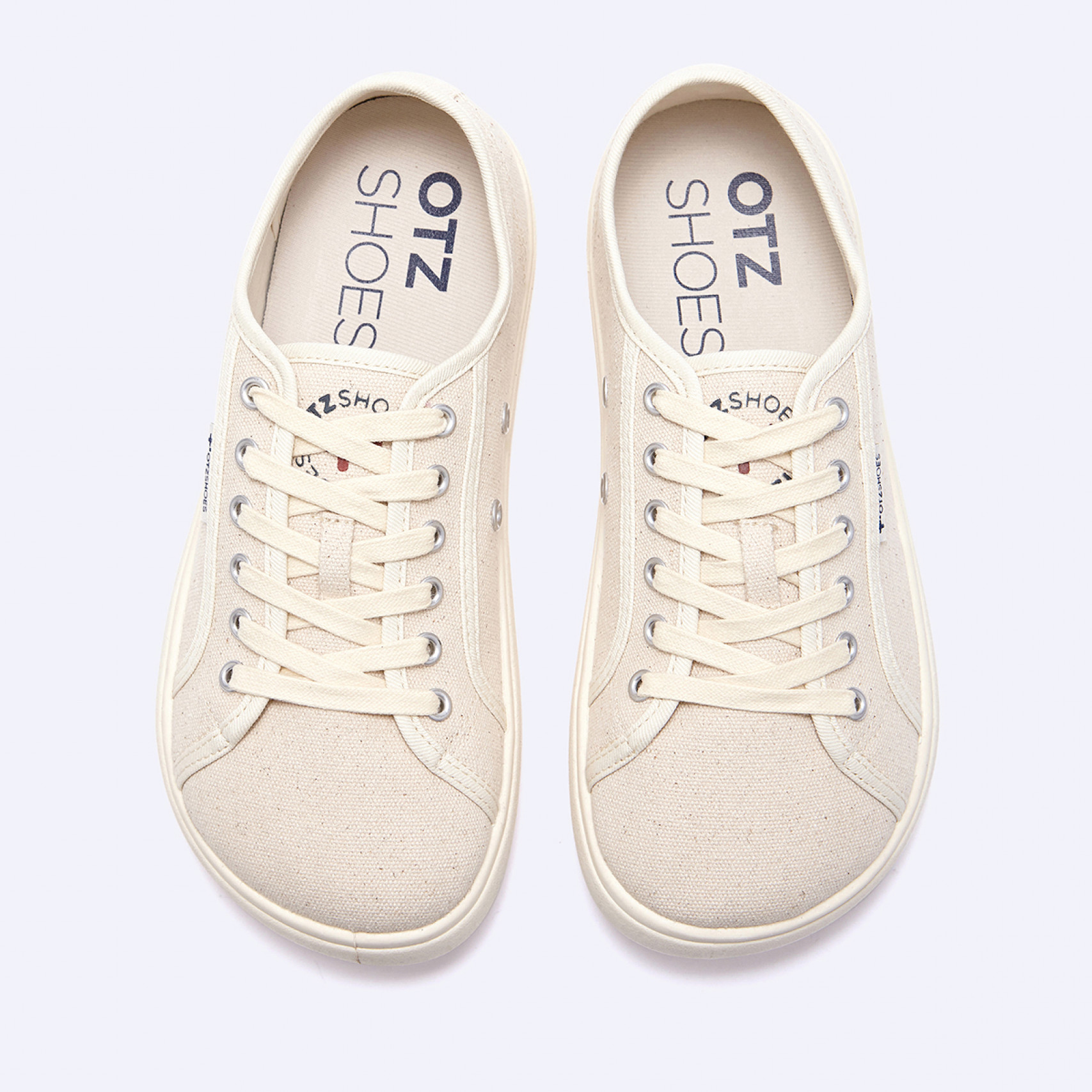 필그림 V3 캔버스 스니커즈 크림 / FLOTDA0U55