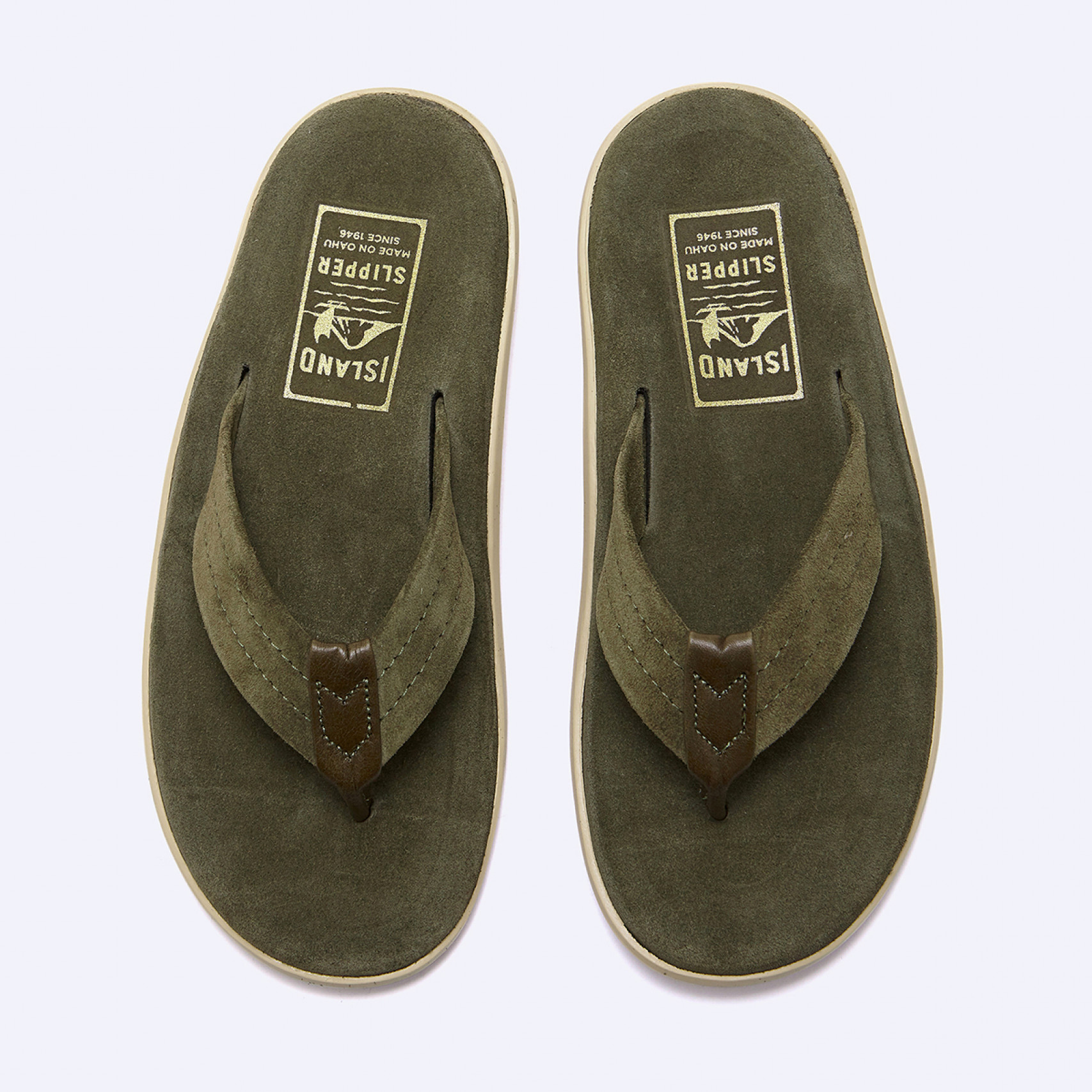 클래식 스웨이드 쪼리 올리브 / PT203SL