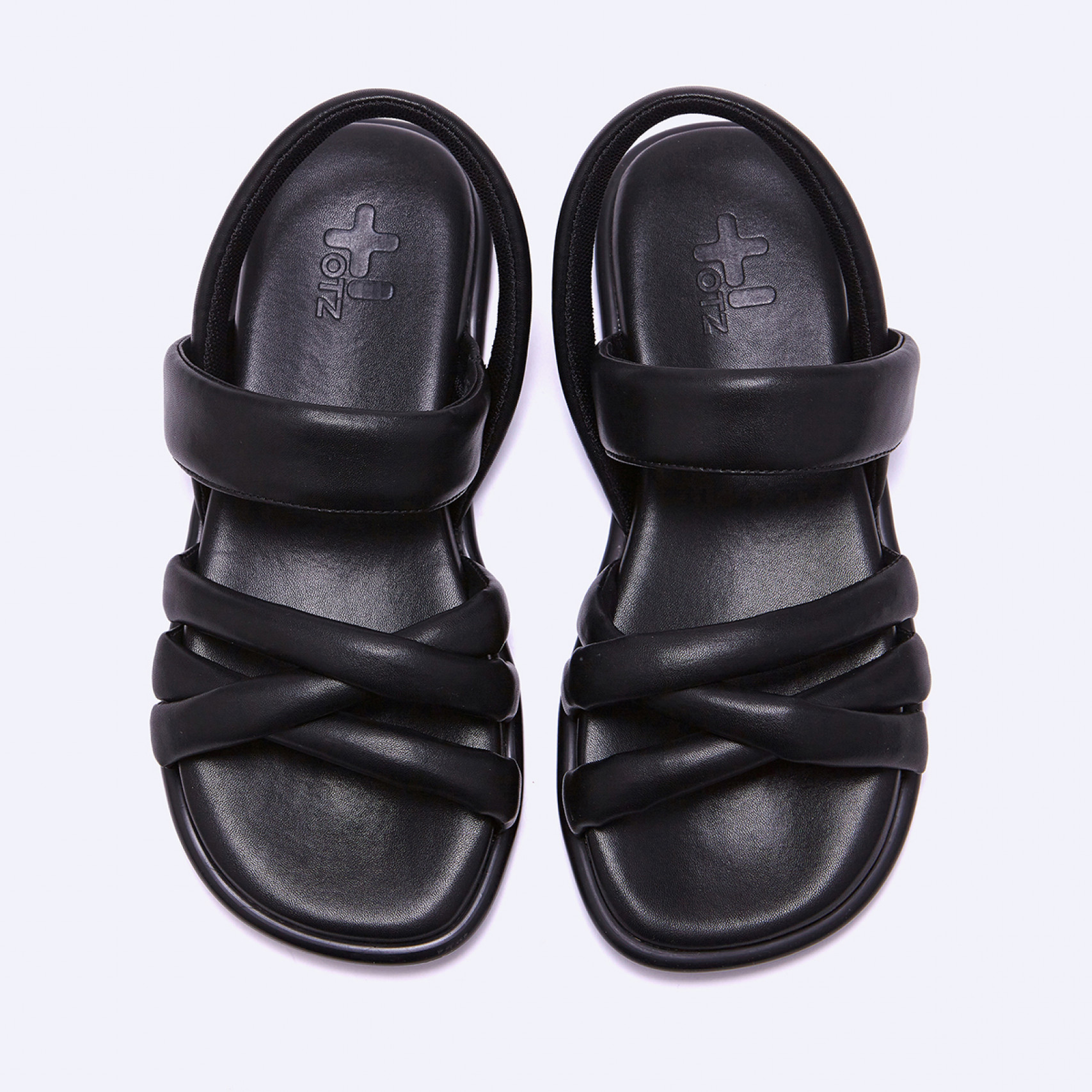 필로우 샌들 블랙 / FLOTDS2W37