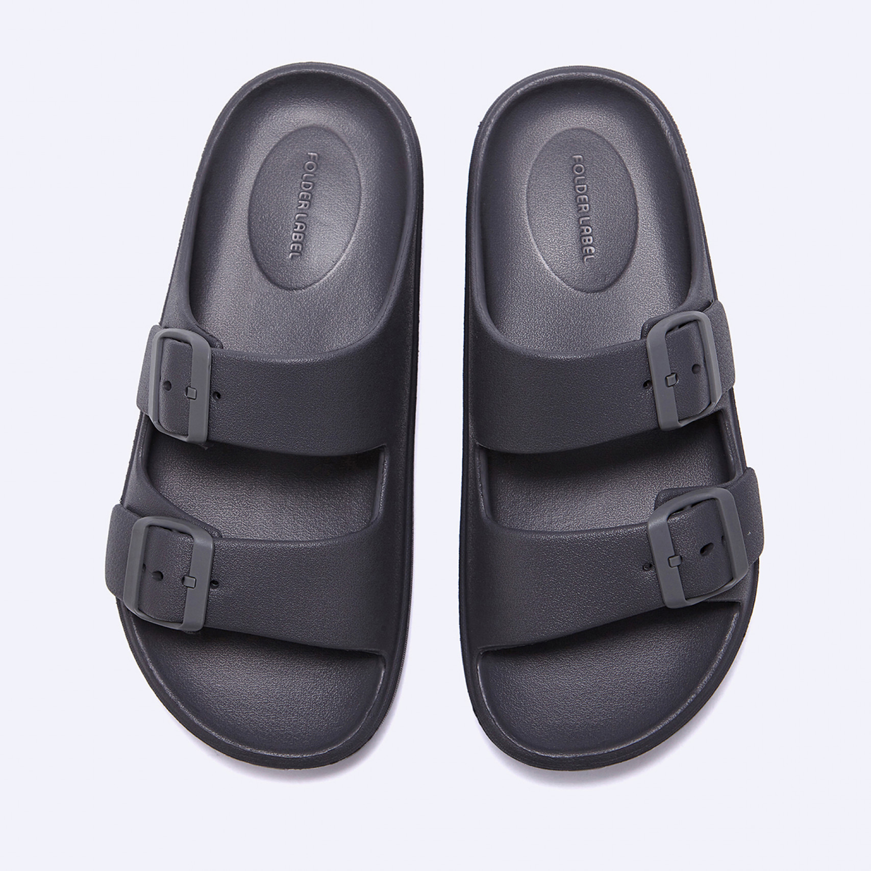 D Basic 쿠션 더블 슬라이드 다크 그레이 / FLFDDS2U23