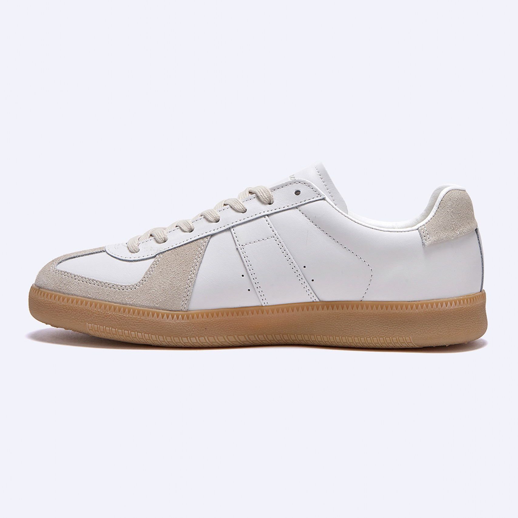 밀리터리 독일군 스니커즈 화이트 브라운 / FLCCDA1U10