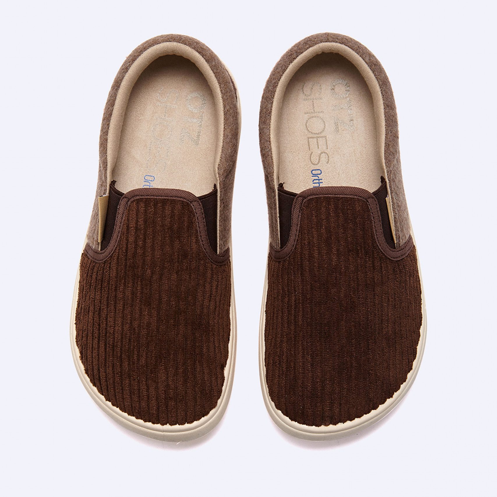 필그림 V3 울 코듀로이 슬립온 브라운 / FLOTDF4U04