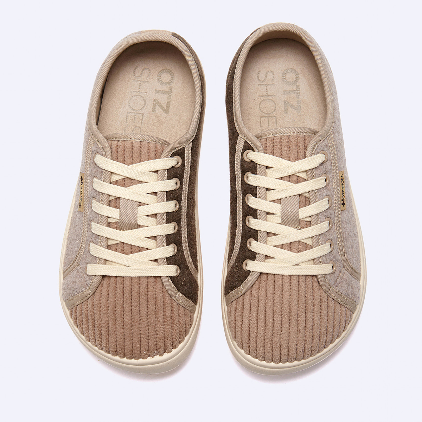 필그림 V3 울 코듀로이 스니커즈 라이트 브라운 / FLOTDF4U01