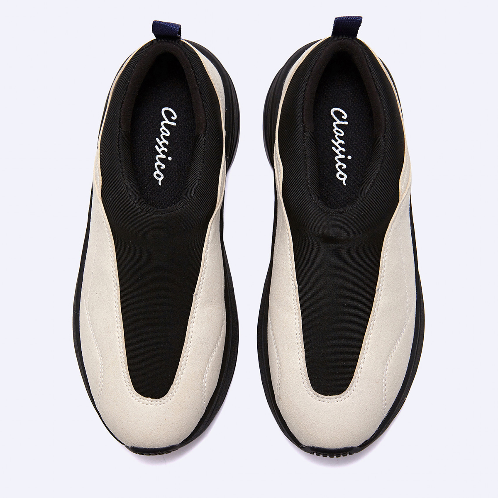 Classy Moc 아웃도어 슬립온 아이보리 / FLCCDA3U01