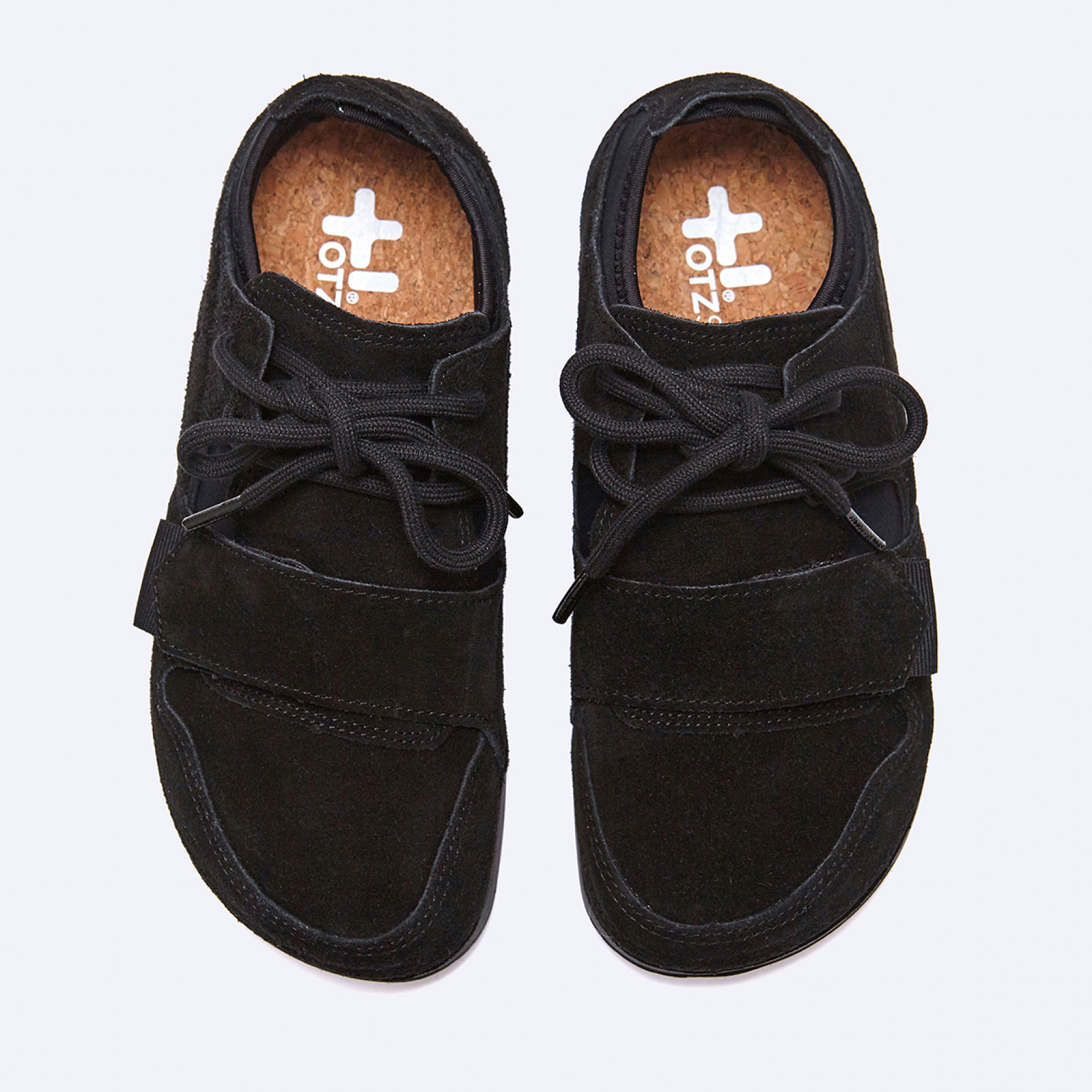 3300 스웨이드 로우 올 블랙 / FLOTDA0U17